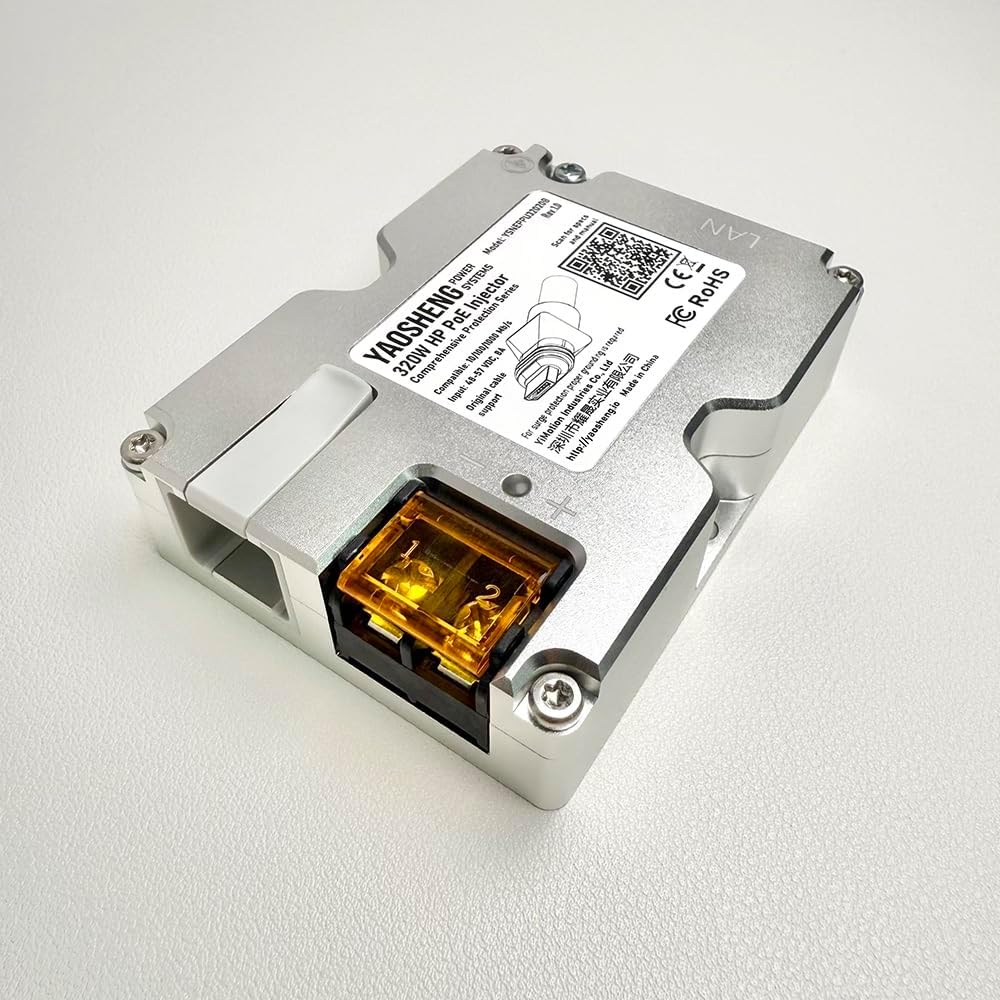 YAOSHENG 320W Poe Injector for Starlink HP (Starlink High Performance) image number 3