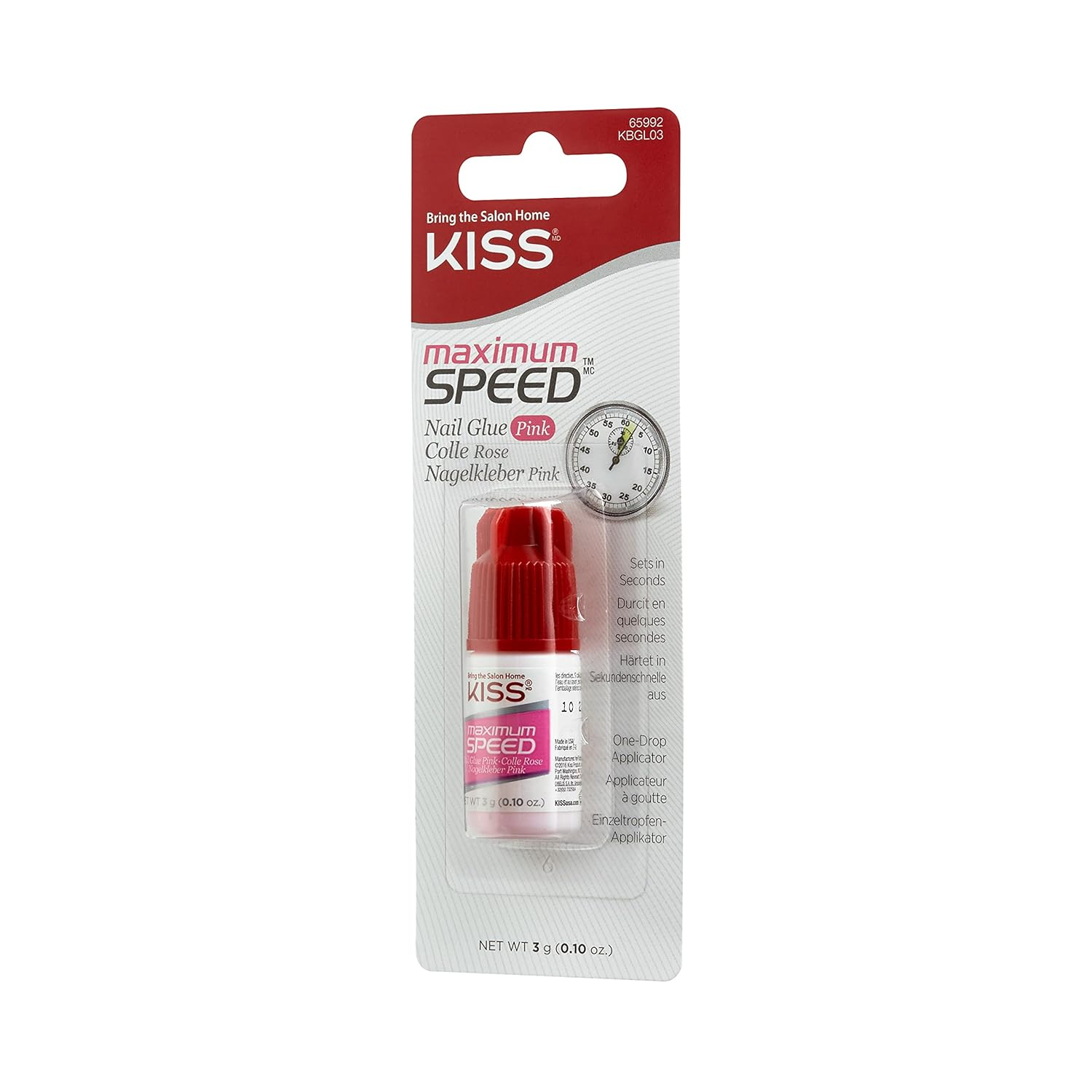 KISS Nail Glue Quick-Drying 3 G image number 2