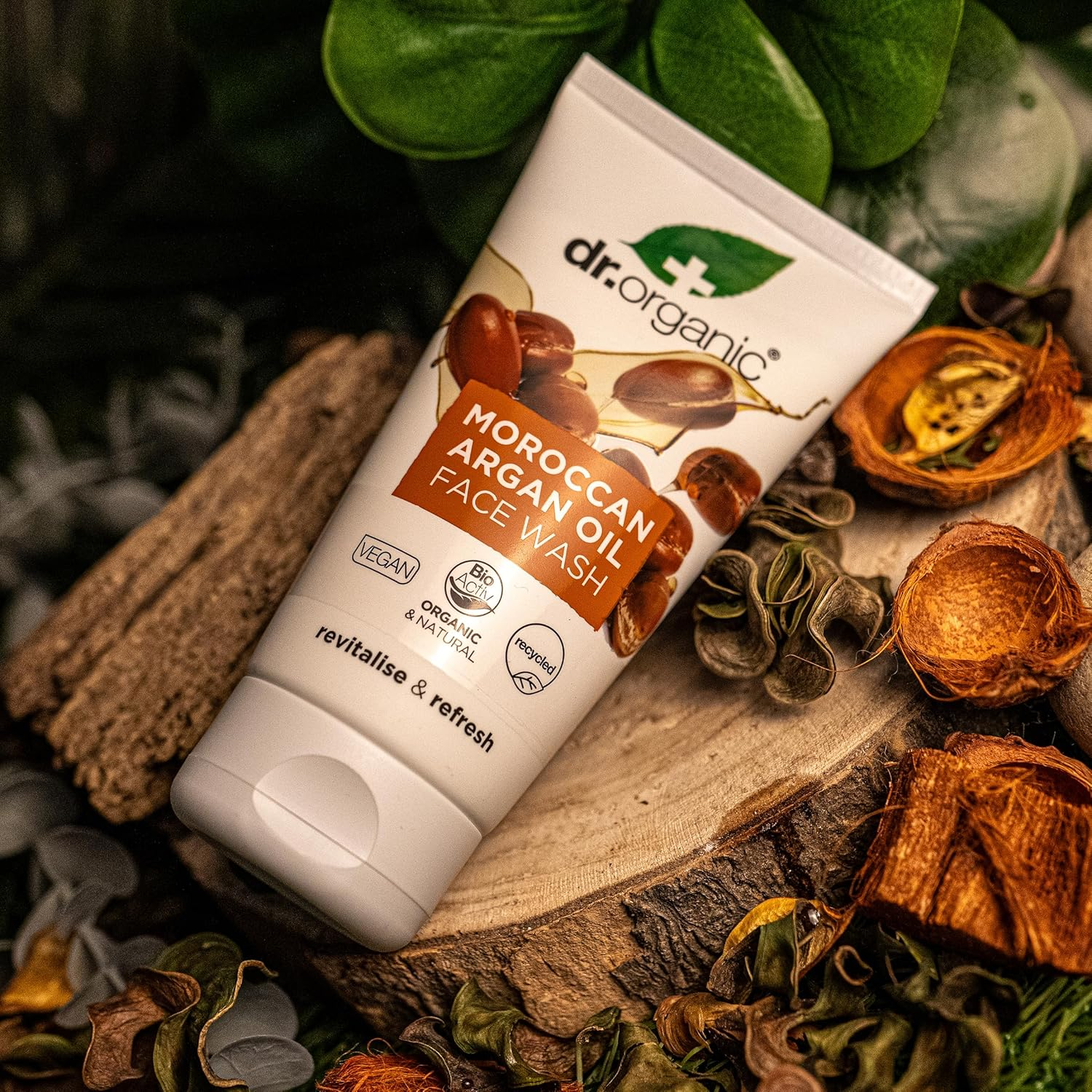 Dr Organic Moroccan Argan Oil Face Wash, Cleansing, Normal & Dry Skin, Mens, Womens, Natural, Vegan, Cruelty-Free, Paraben & Sls-Free, Recycled & Recyclable, Organic, 150Ml, Packaging May Vary image number 4