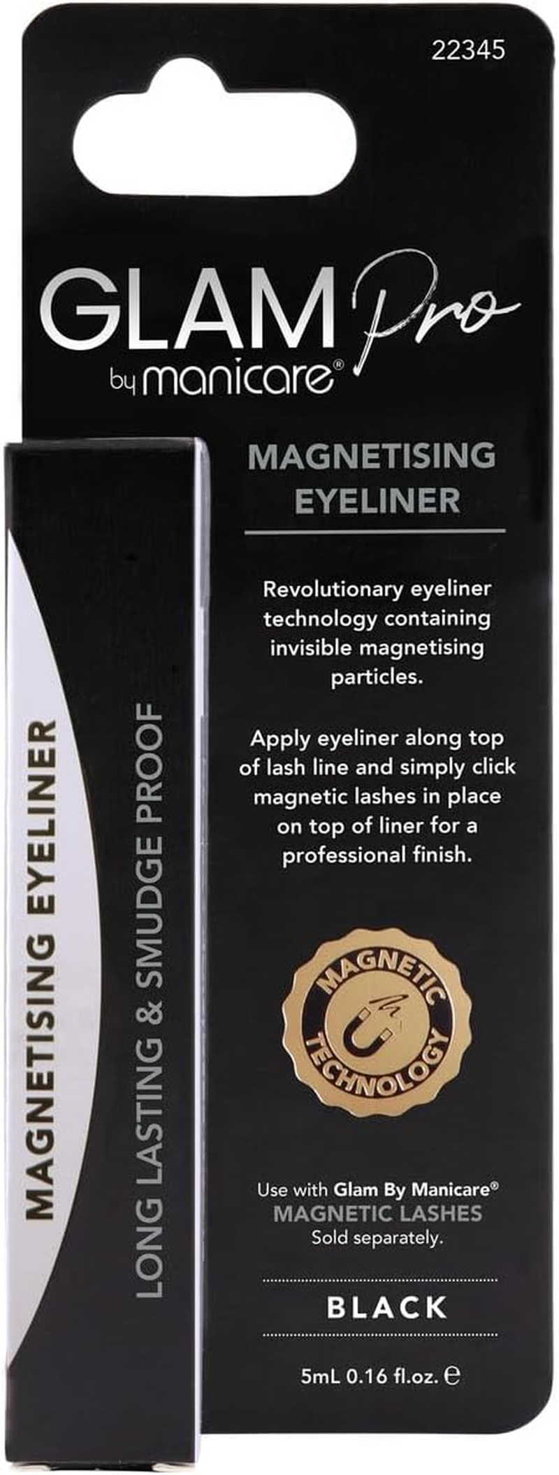 Glam by Manicare Pro Magnetising Eyeliner 5 Ml, Black image number 4