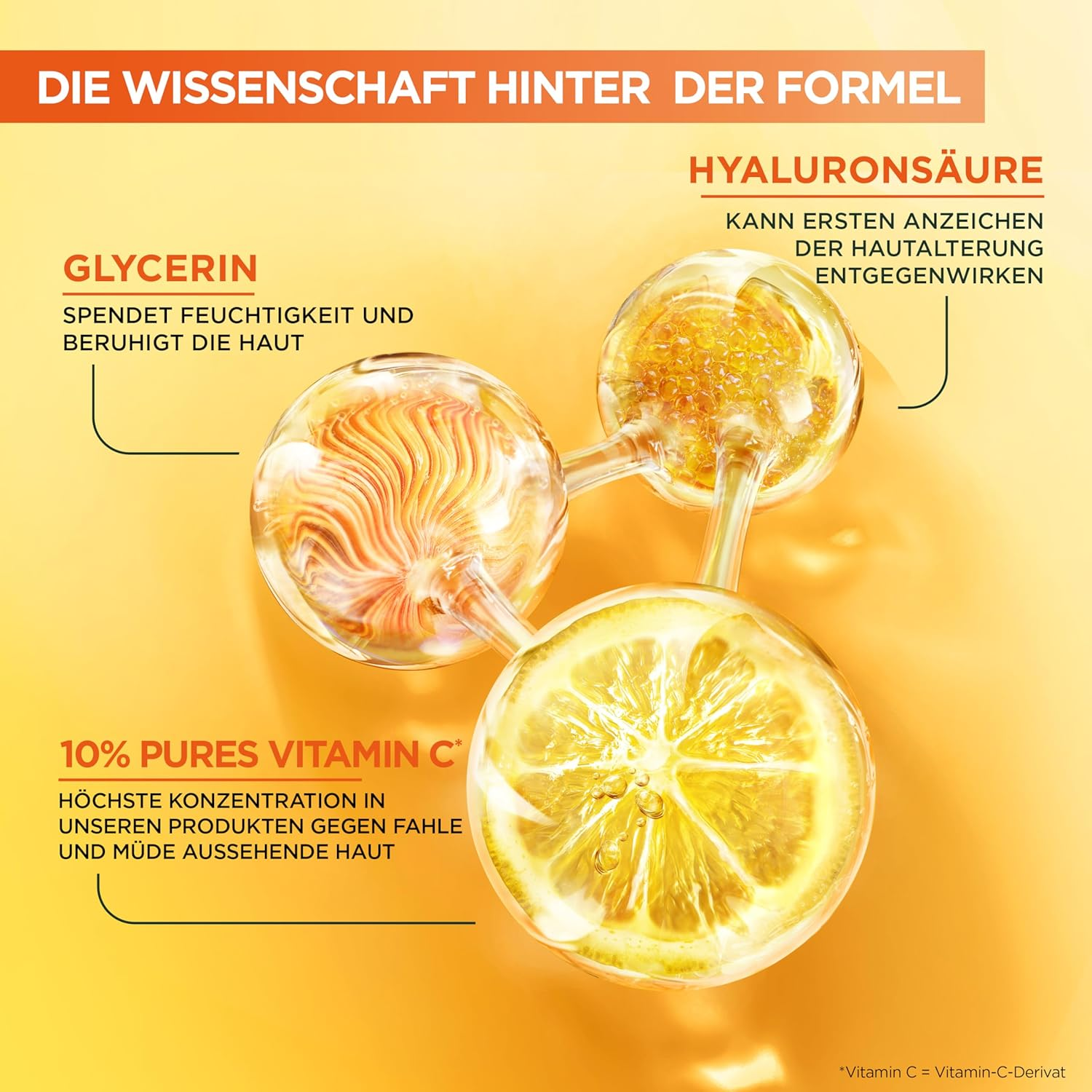 Garnier Vitamin C Night Serum against Dark Spots, for All Skin, Face Serum with Niacinamide and Salicylic Acid, Anti-Dark Spot Serum, Skinactive, 1 X 30 Ml image number 2