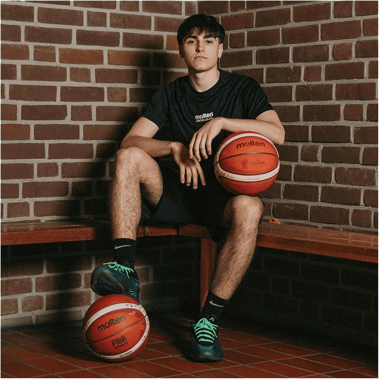 Molten B7G3800-E5Z Basketball Eurobasket 2025 Model Synthetic Leather No. 7 Ball