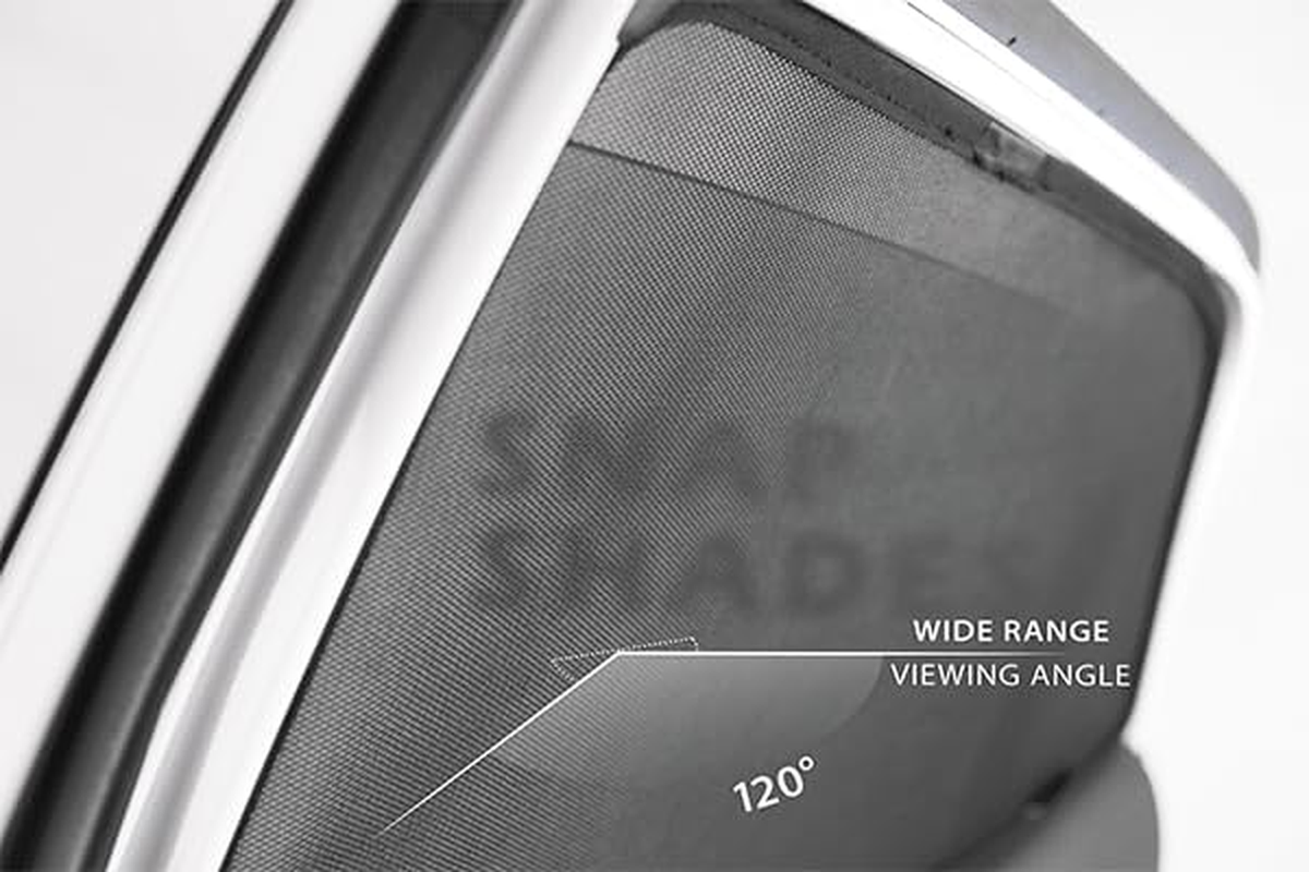 Genuine SNAPSHADES Car Rear Window Shades for Toyota Hilux 8Th Gen | Truckmasters OX (AN120/AN130; 2015-Present) image number 3