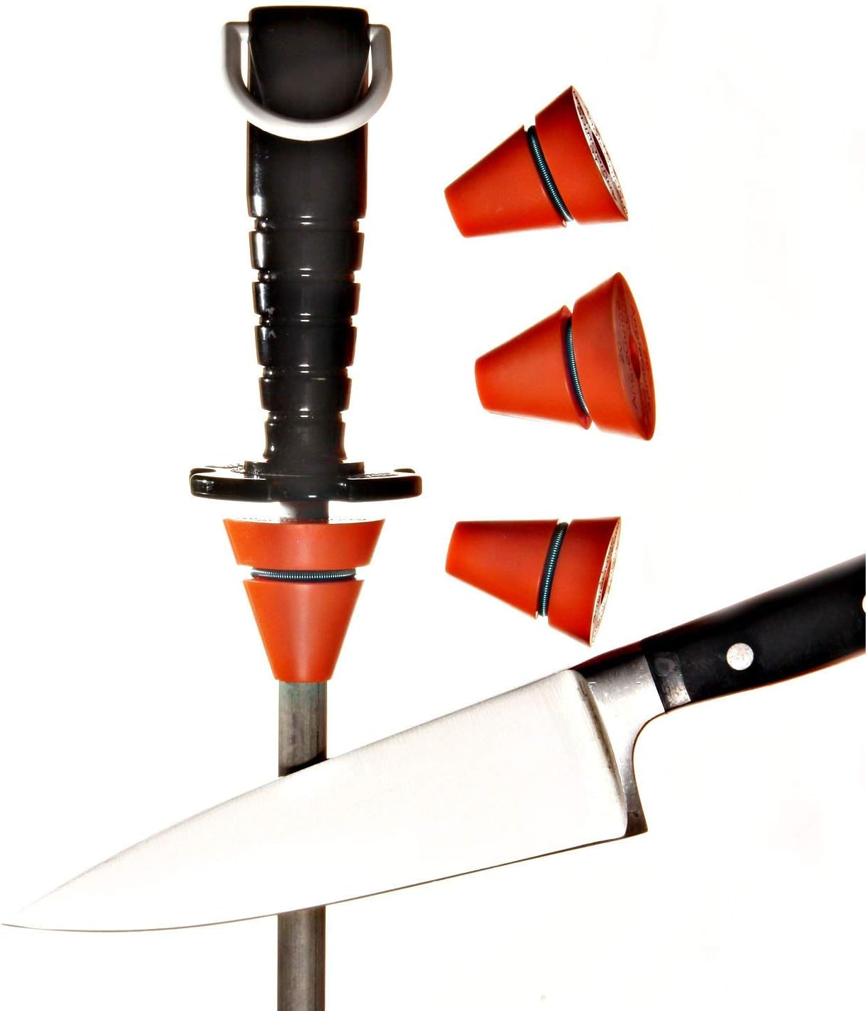 Wedgek AZ4 Angle Guides Combo, Blue for Sharpening Stones, Orange for Rods image number 5