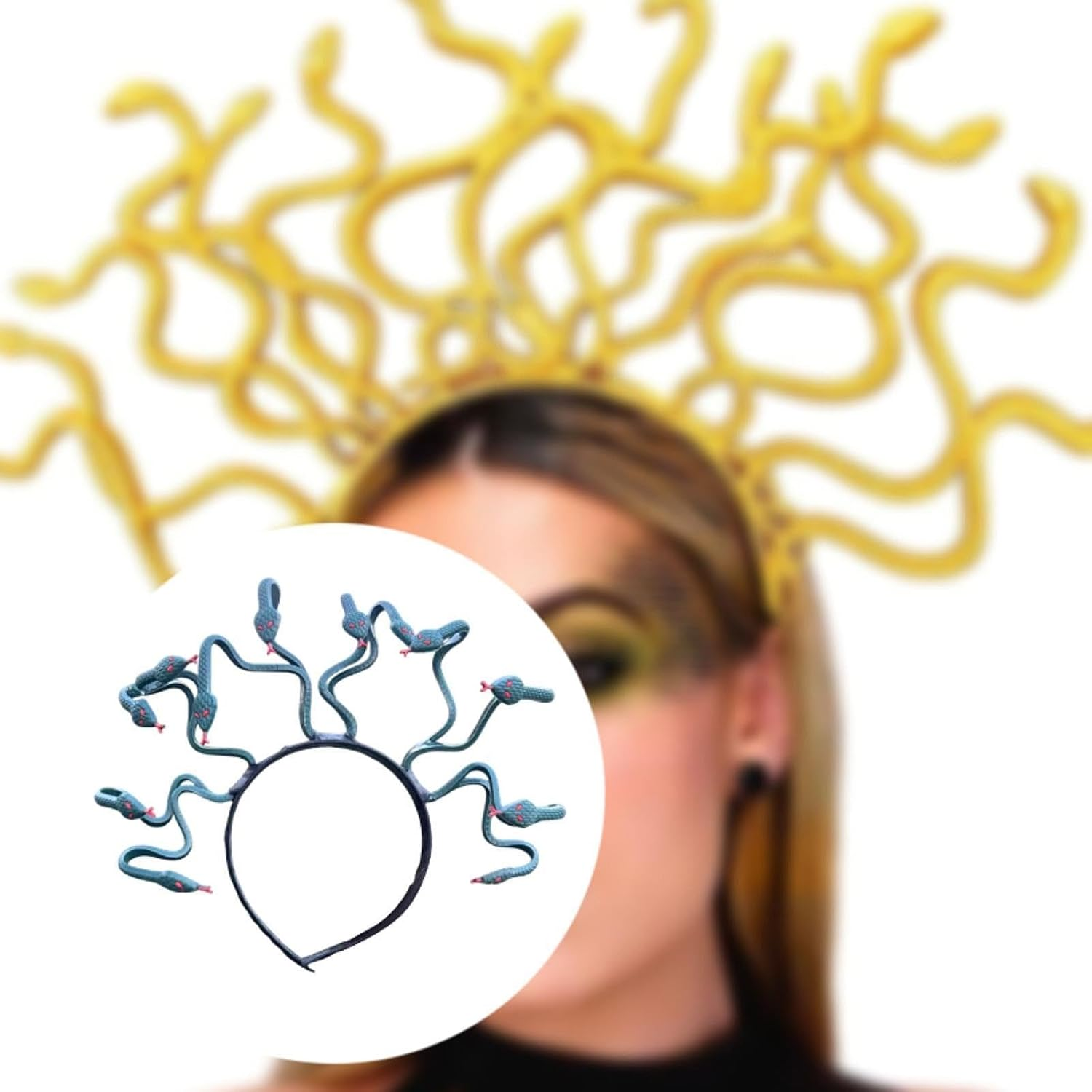 Kowaku Snake Headband for Medusa, Hair Accessories for Women and Girls, Cosplay Props, Role Play Tiara image number 1