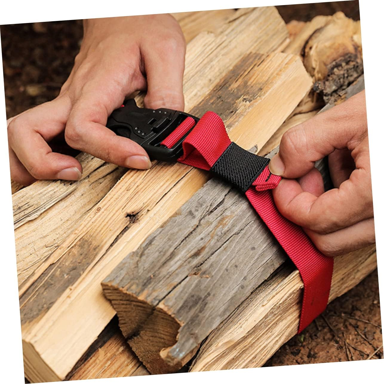 DOITOOL 5Pcs Multifunctional Nylon Lashing Straps for Luggage Cargo Fastening Belts Quick Release Buckle for Travel Hiking Gear image number 3