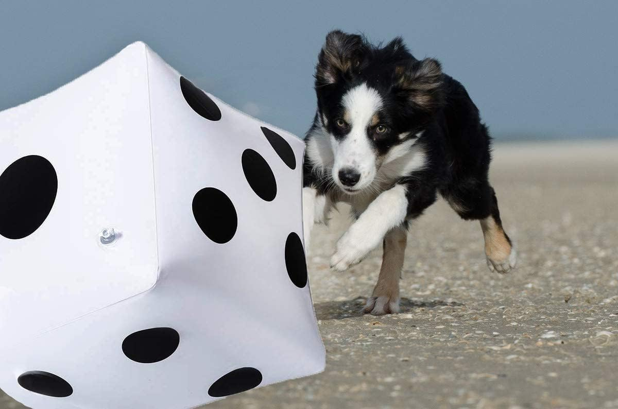 13 Inch Giant Inflatable Cube Pool Toy for Lawn Games Outdoor Floor Games Pack of 2