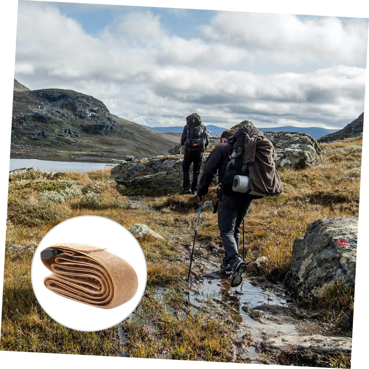 OSALADI 4Pairs Camping Essentials of Luggage Straps Binding Belt Release Compact Design image number 1