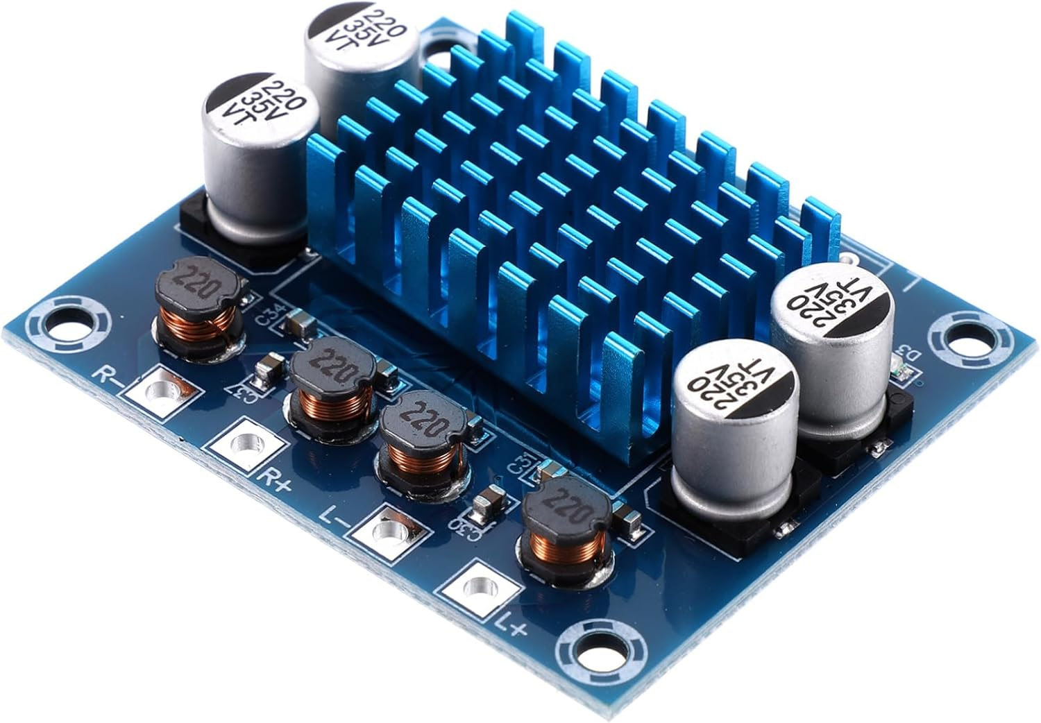 QUMIIRITY 30W Stereo Amplifier Board DIY Audio Amplifier Module High Power Audio Component for Home Theater image number 4