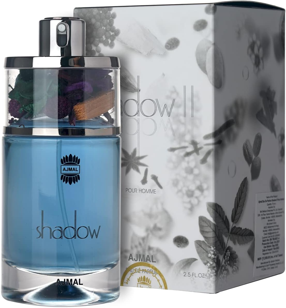 Ajmal Shadow Spray Male EDP, 75 Ml