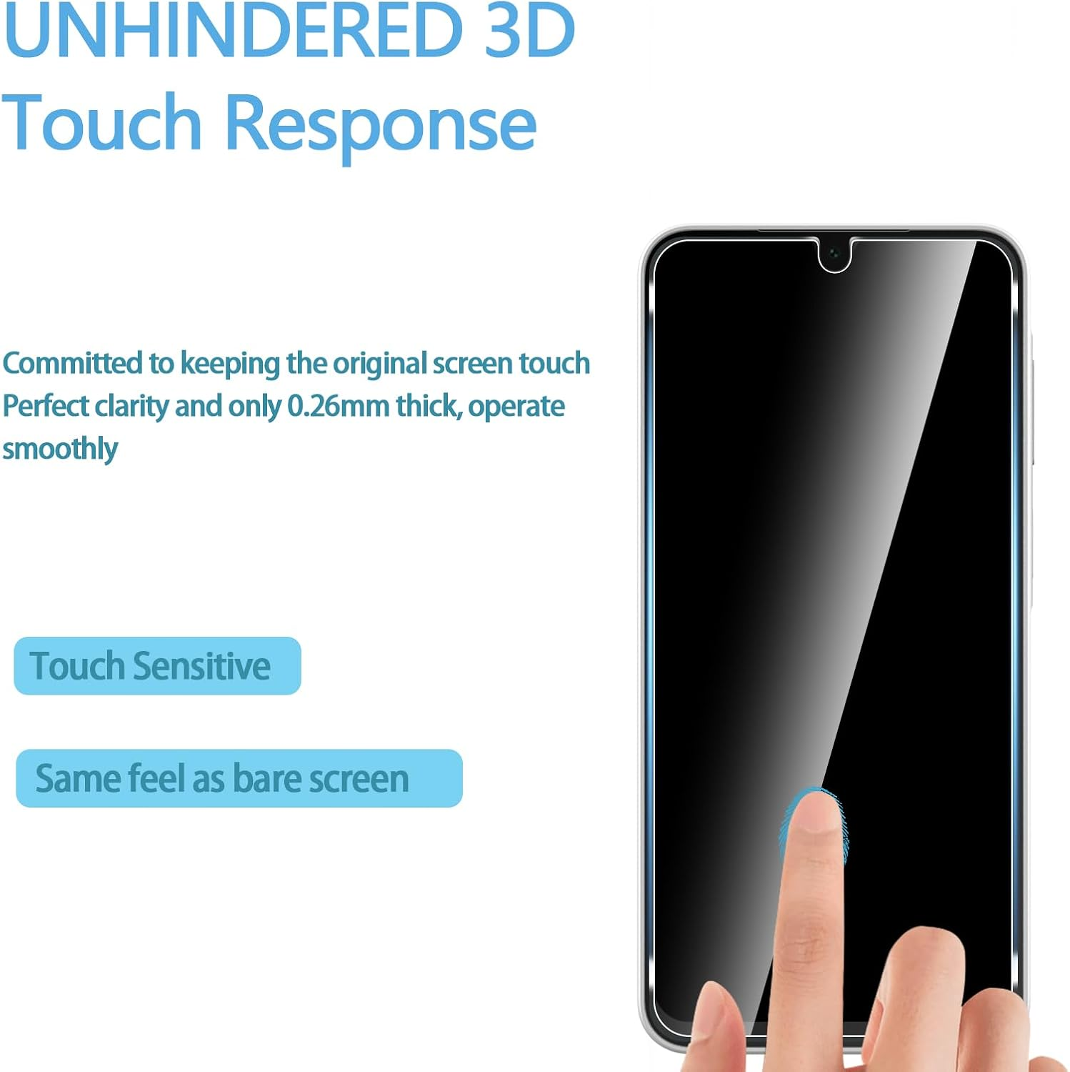 Anoowkoa Tempered Glass Screen Protector for Samsung Galaxy A17 5G/4G 9H Hardness HD Clear Screen Protector for Samsung A17 and Camera Protective Film Anti-Scratch with Positioning Aid Pack of 2 + 2 image number 1