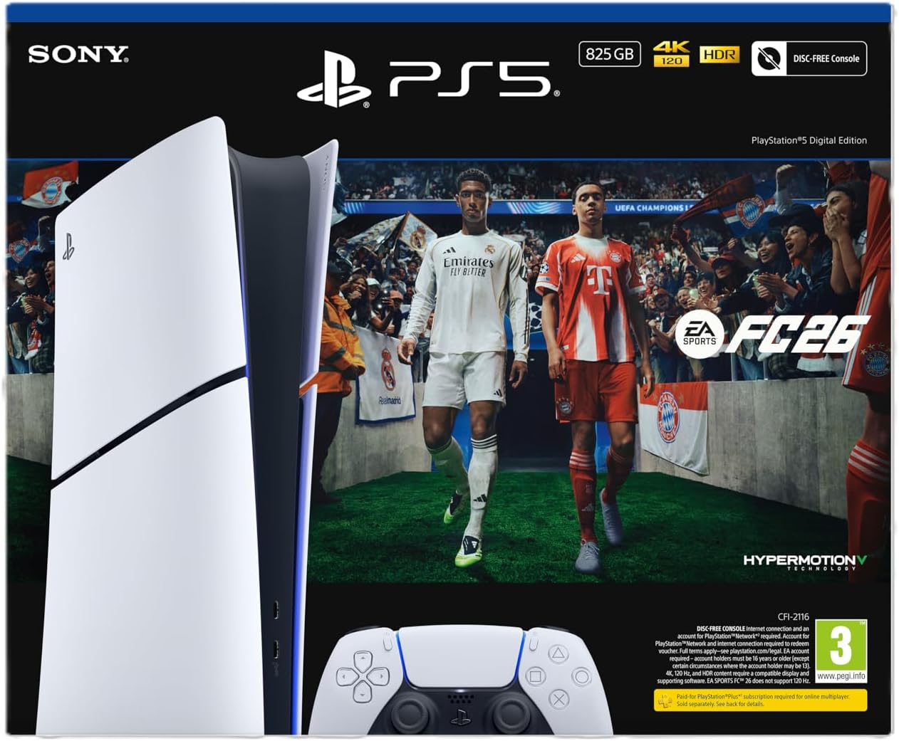 Playstation&reg;5 Digital Edition &ndash; EA SPORTS FC 26 Bundle image number 1