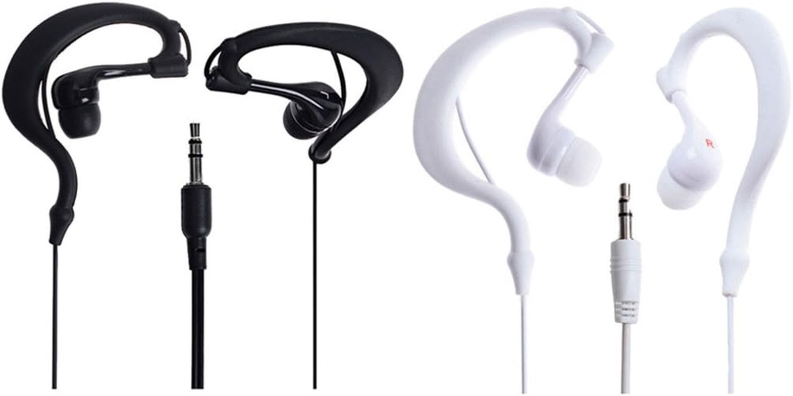 2 Pieces 3.5Mm Earhook Sport Waterproof Earphone Headphone for MP3 image number 4