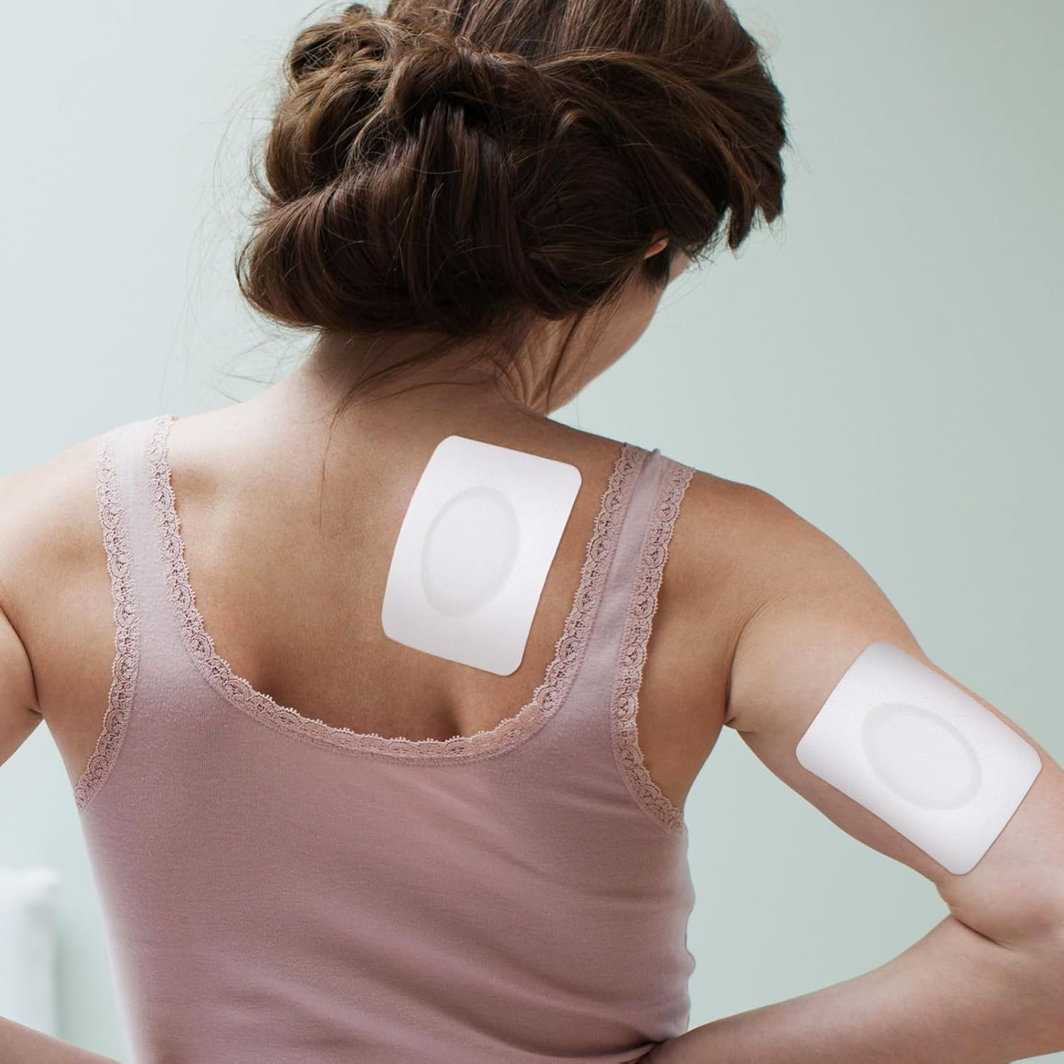 Ipetboom 50Pcs Breathable Belly Button, Adhesive Patches Non-Woven Fabric Skin Covers for Navel Waist Knees Shoulders Comfortable Secure Fit Easy Removal image number 3