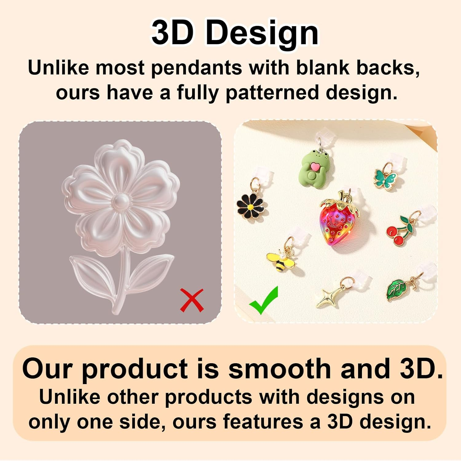 8Pcs Dust Plug Charm for Kindle, 8 Styles Premium Strawberry Frog Cherry Pendant Type C Anti-Dust Plugs Suitable for Kindle Charging Ports image number 4