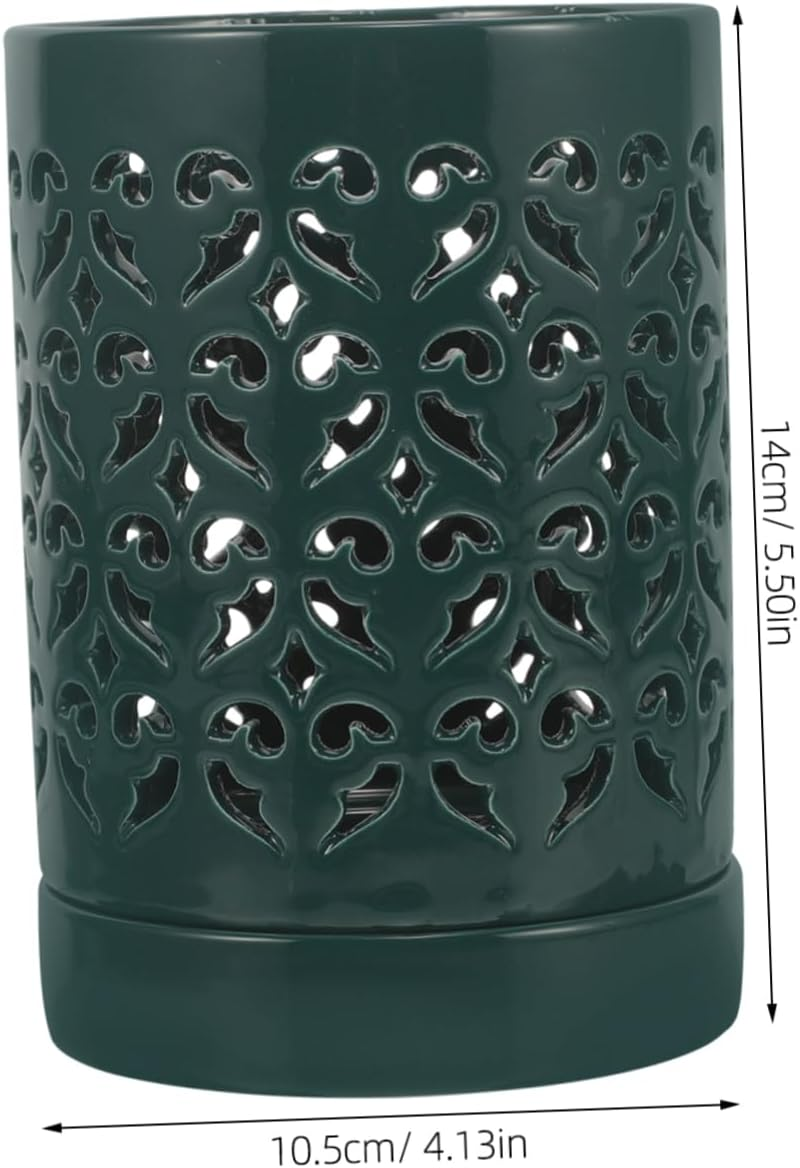 Ceramic Orchid Pot for Plants Outdoor Planter Box Decorative Flower Pot - White image number 2