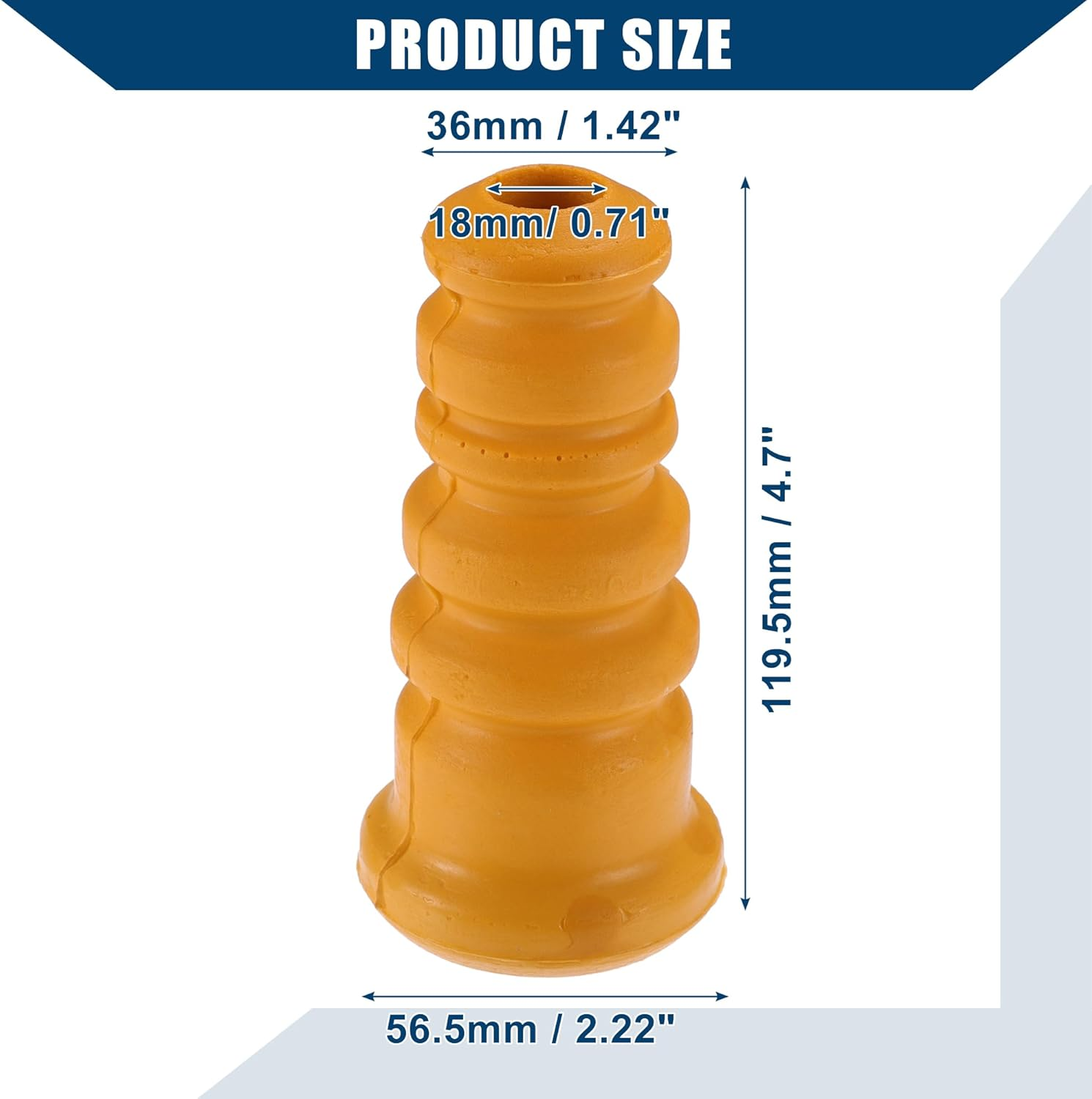 No.4M515K570Aa Suspension Strut Bumper Bump Stop for Mazda 3 2004-2012 for Mazda 5 2007-2012 / Rear Rubber Jounce Bumper Buffer/Durable / 2 Pcs image number 5