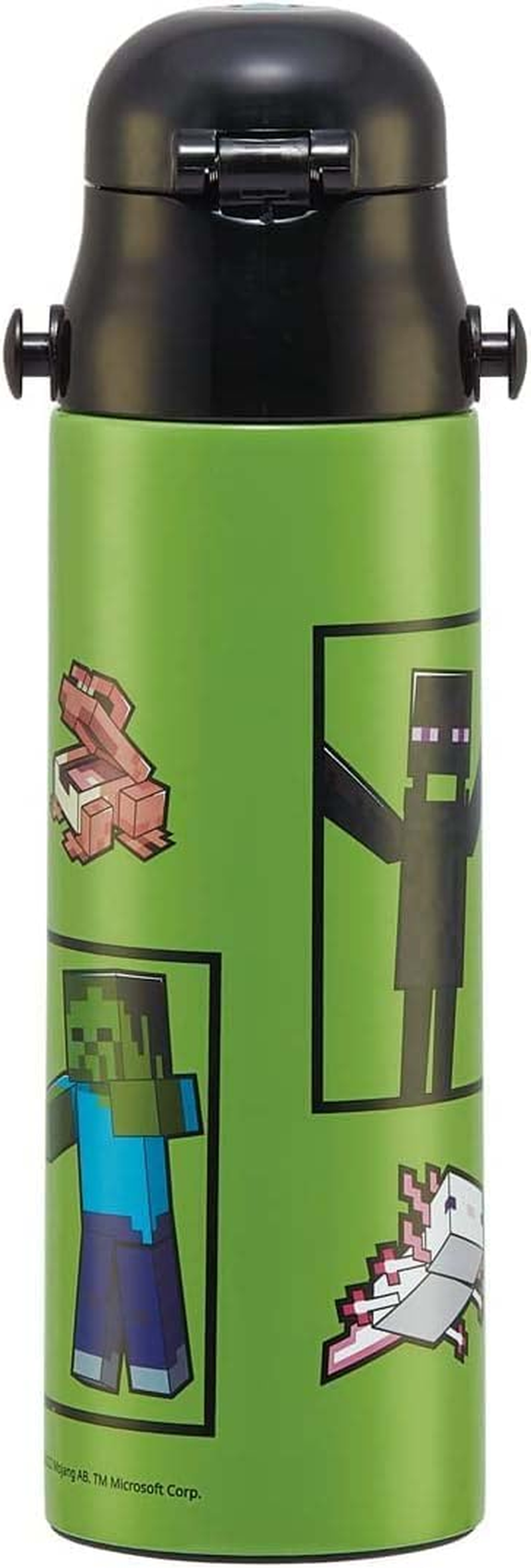 Skater SDC6N-A Minecraft Minecraft Water Bottle, 16.9 Fl Oz (580 Ml), Direct Drinking, Stainless Steel, Sports Bottle image number 4