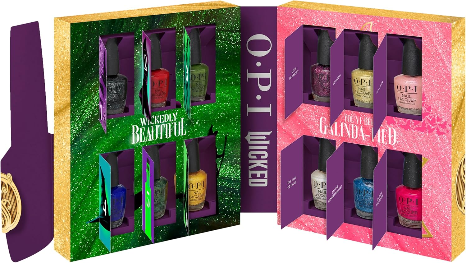 OPI Wicked Nail Lacquer Mini Advent Calendar, 12 X 3.75 Ml (12 Piece)