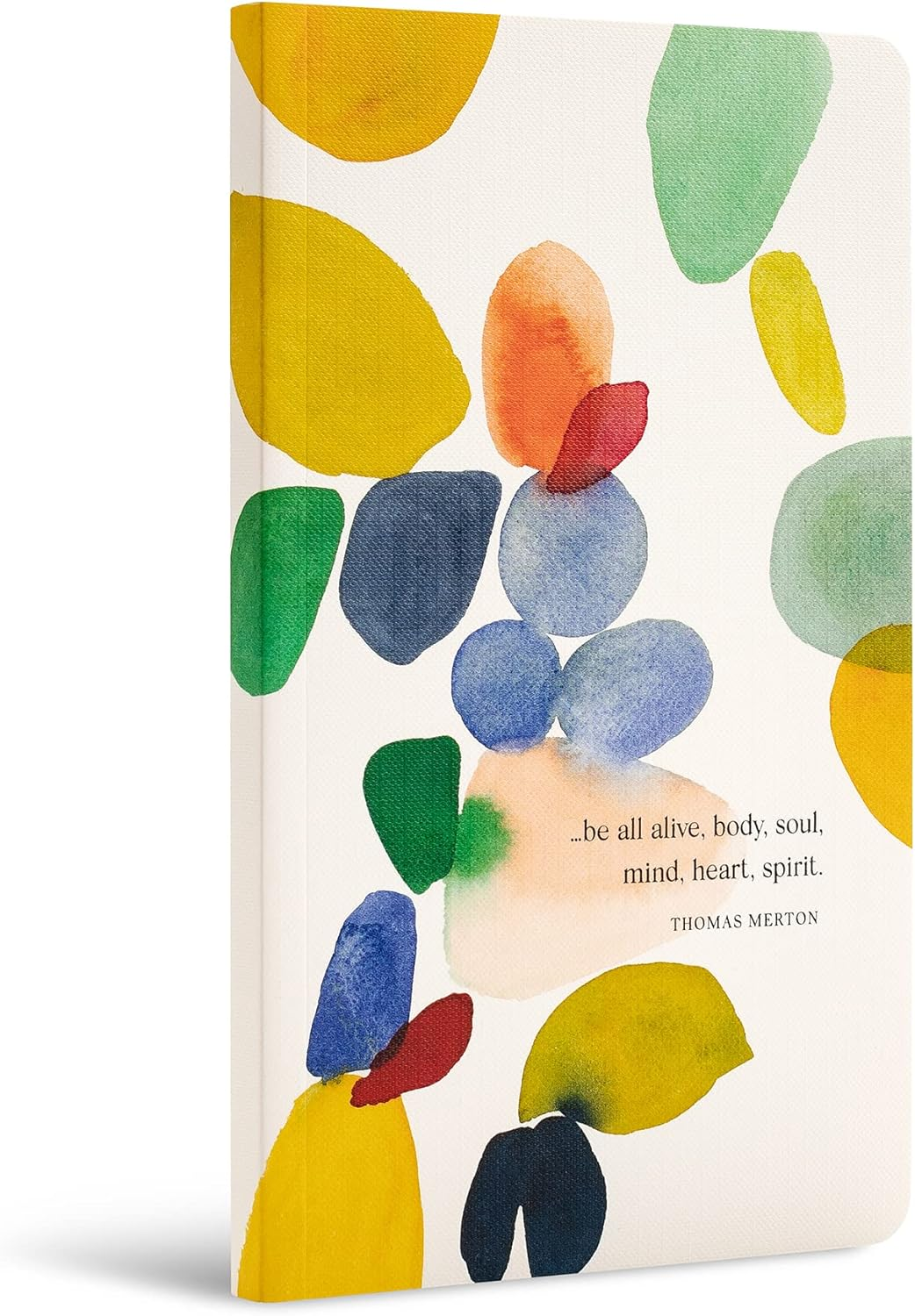 Compendium Softcover Journal Be All Alive, Body, Soul, Mind, Heart, Spirit.&rdquo; &ndash; a Write Now Journal with 128 Lined Pages, 5&rdquo;W X 8&rdquo;H - Hope Blue image number 3