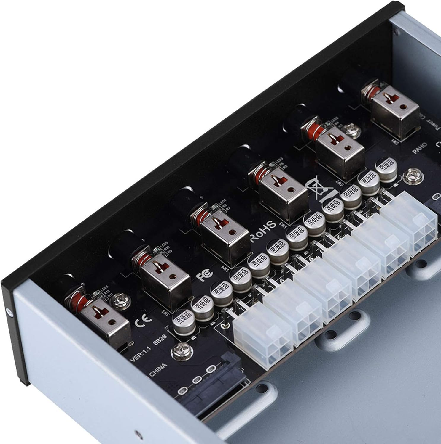 2.5-Inch Switch, Drive Switch Power Switch with 6 Self-Locking Switches HDD Power Switch, Home for PC for Desktop Computer image number 3