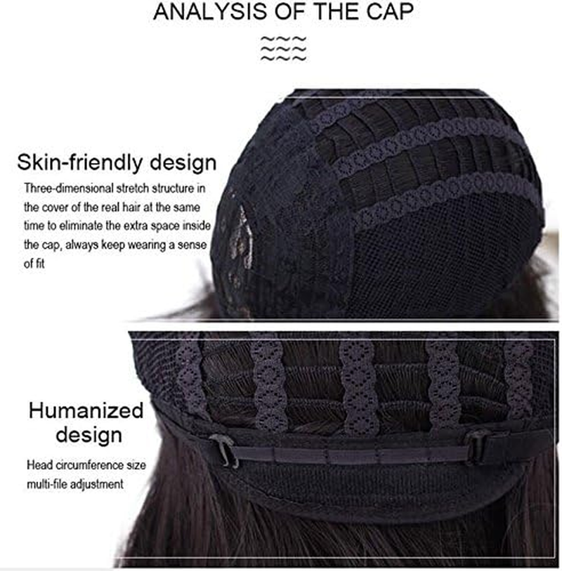 Short Straight Bob Hair Wigs 10" Natural Black Synthetic Party Costume Wig - White image number 5