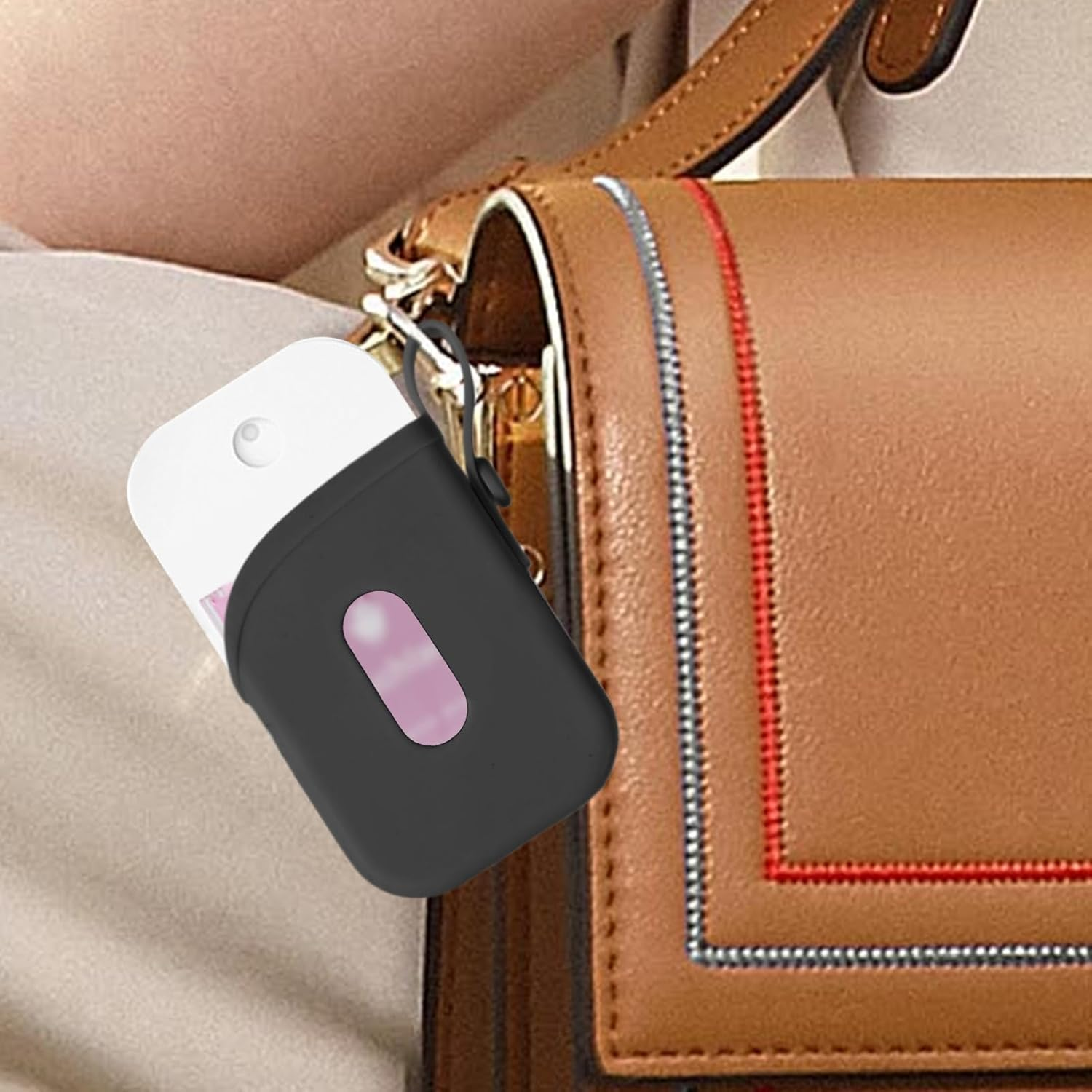 Stibtmr Cosmetic Bottle Cover | Protective Silicone Cosmetic Cover - Stylish Design Protective Cover for Makeup Remover Perfume Detergent image number 6