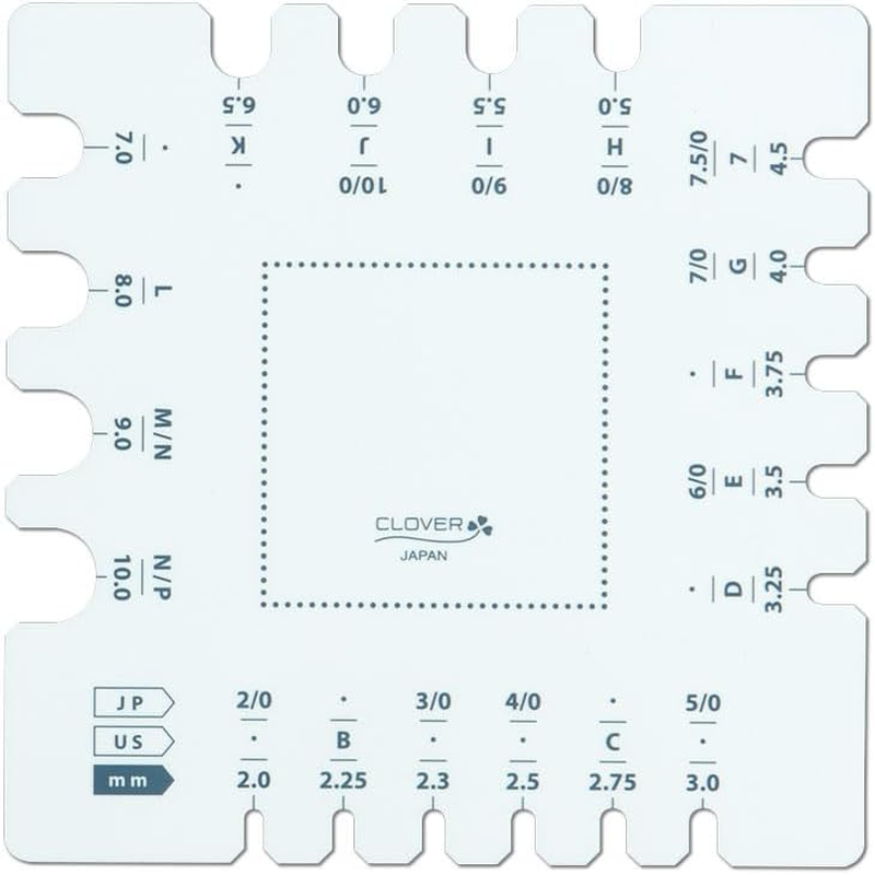 Clover Swatch Ruler and Needle Gauge image number 4