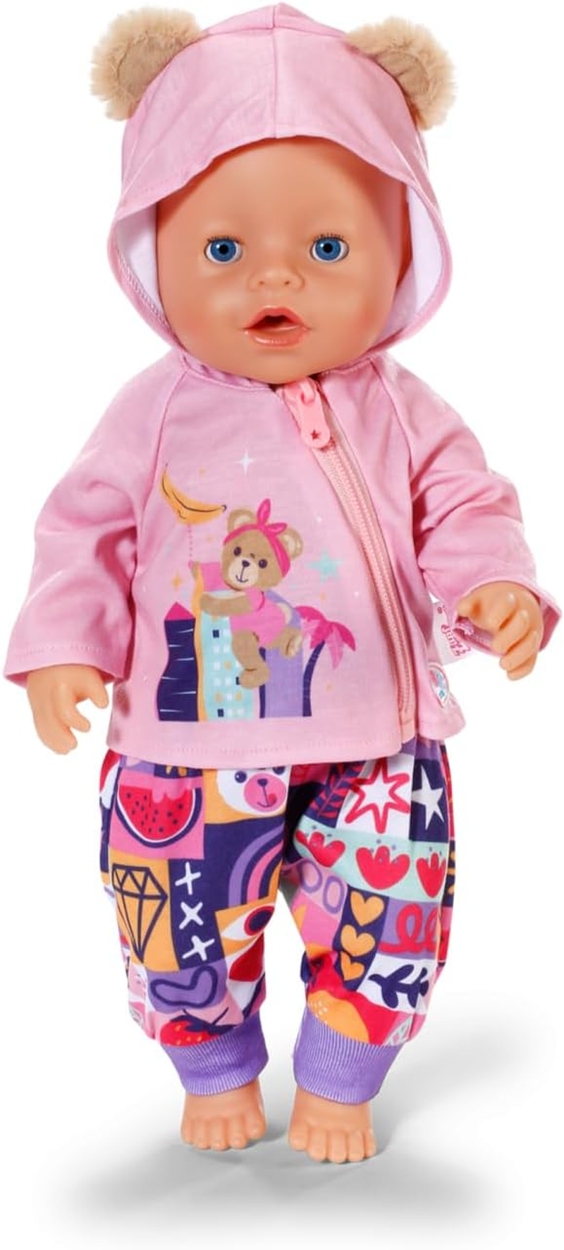 BABY Born Newborn Outfit with Long-Sleeved Shirt and More, Fit for 43Cm Dolls, 837290 Zapf Creation image number 5