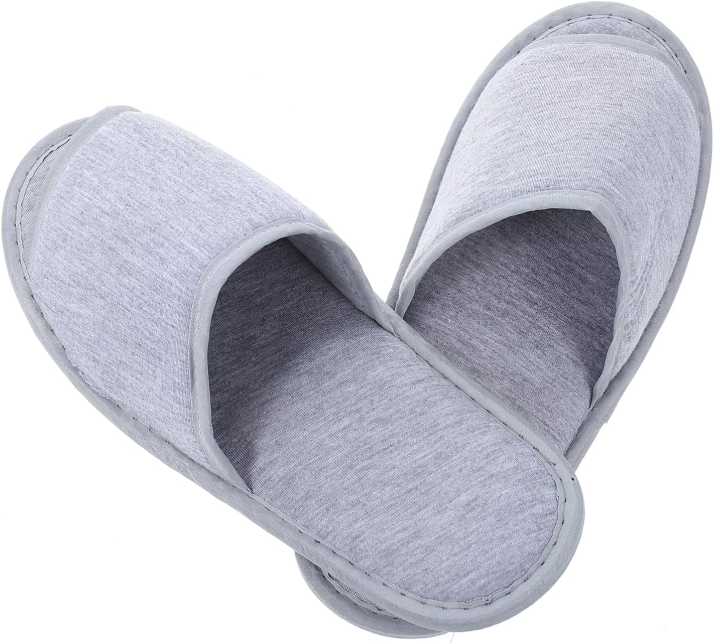 CLISPEED Lightweight Travel Slippers Cotton Hotel Slippers for Women Men Bedroom Use image number 5