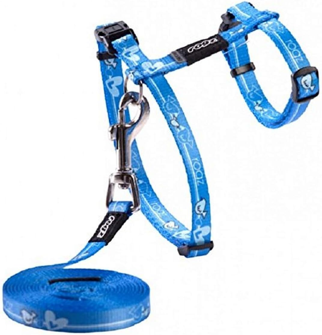 Rogz Kiddycat Cat Harness Blue Small 11Mm