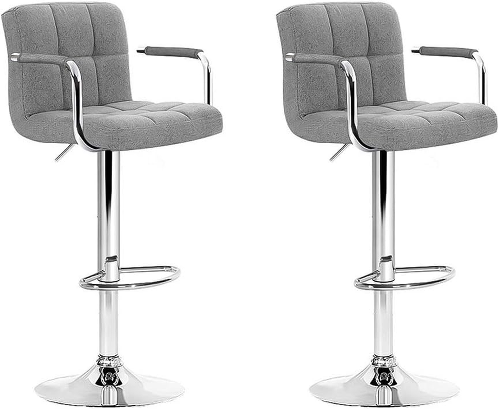 Artiss Bar Stools Stool Set of 4 Adjustable Kitchen Swivel Counter Barstools Dining Chair Gas Lift Leather Black in 68-81Cm Seat Height Floor for Home Bar Dining Room Cafe Outdoor Indoor