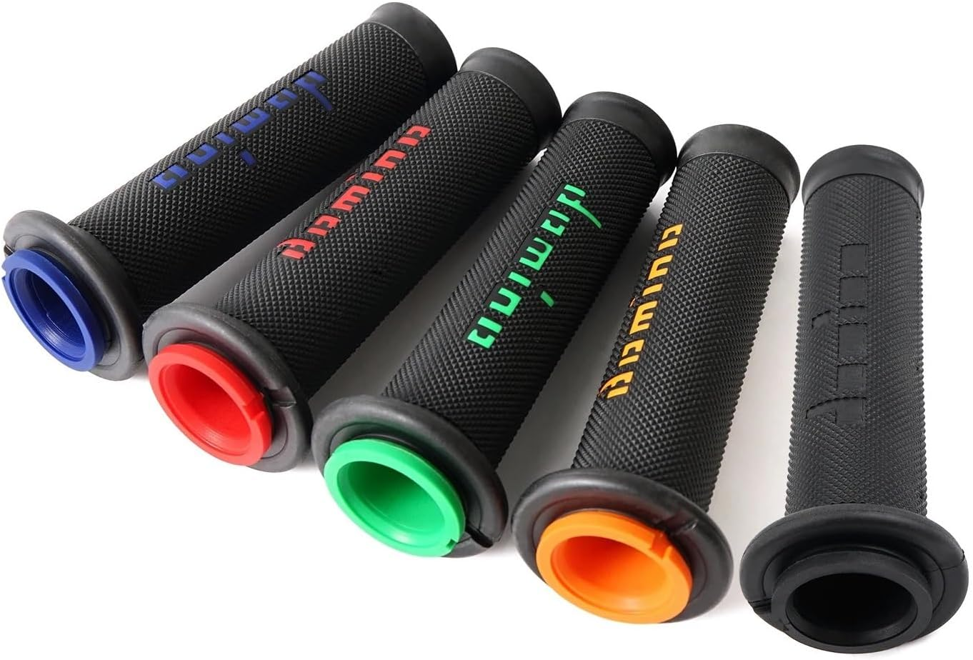 Jiningfushengdianzi Motorcycle Domino Handle Grips Compatible with Kawasaki Ninja 125/250/250R/250SL/300/400/636/650/1000SX ZX6R ZX10R ZX4R ZX25R image number 6