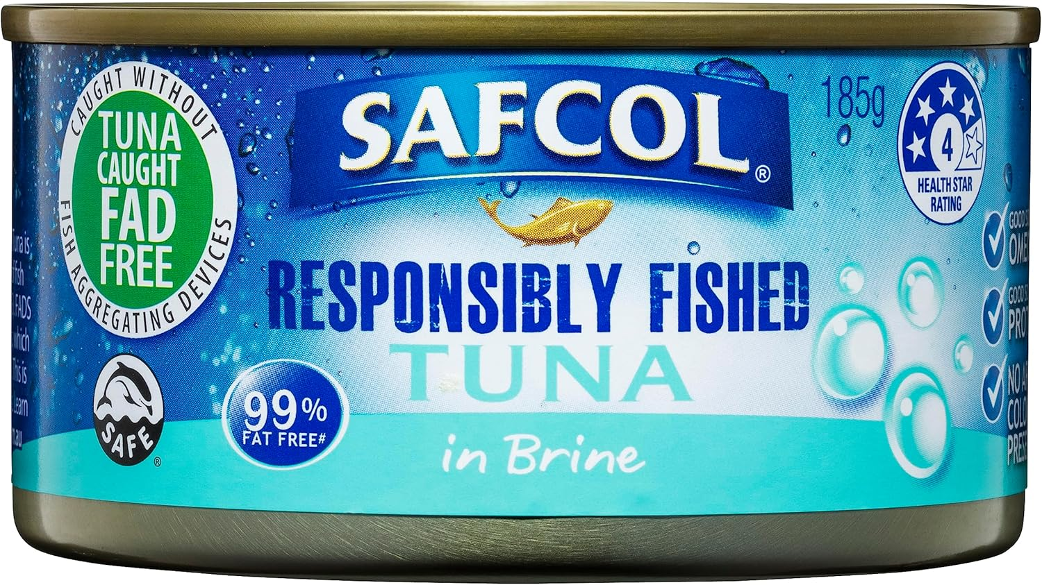 SAFCOL Tuna in Brine 185G Can X 12 image number 2