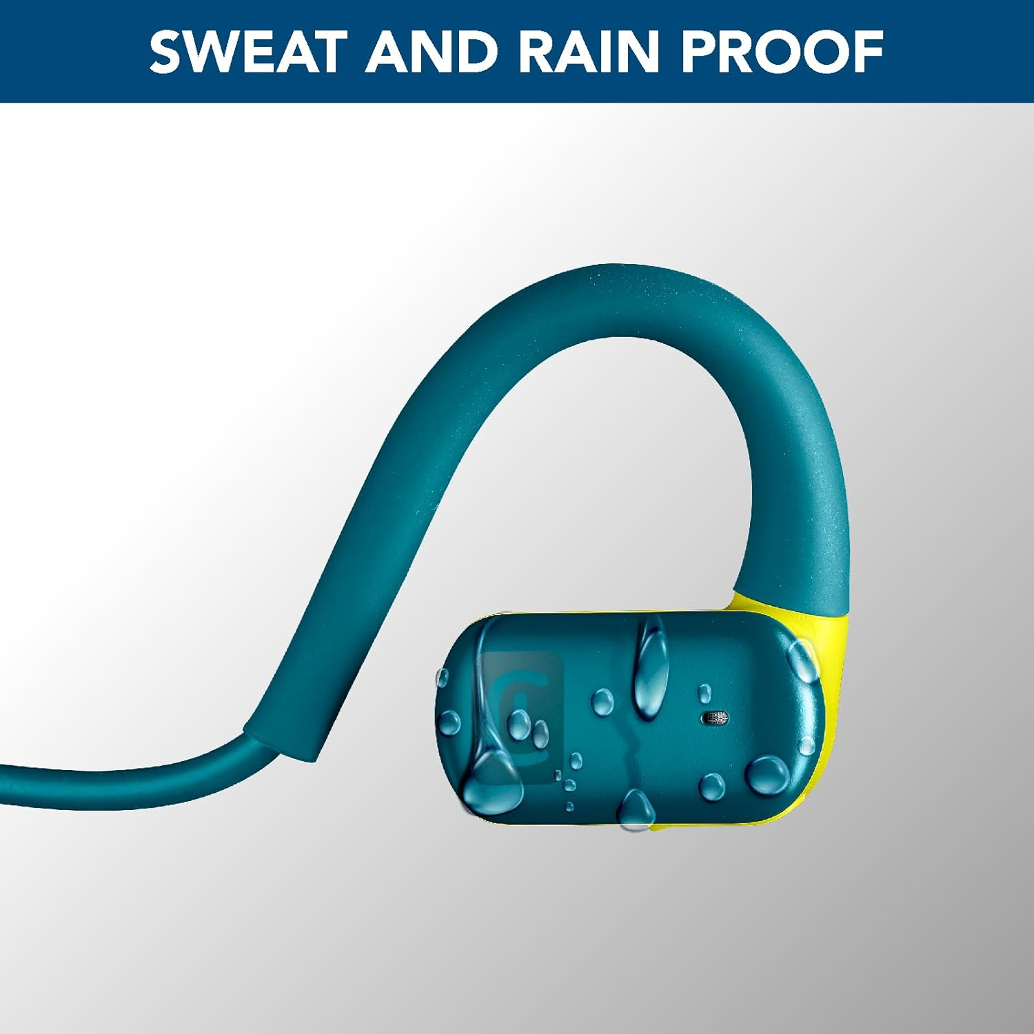 Cellularline - Spirit - Bluetooth&reg; Sports Headphones - Open-Ear Design: Always Connected - Maximum Safety - Air Conduction Technology - Playback Time: 7 Hours - Green/Lime image number 4