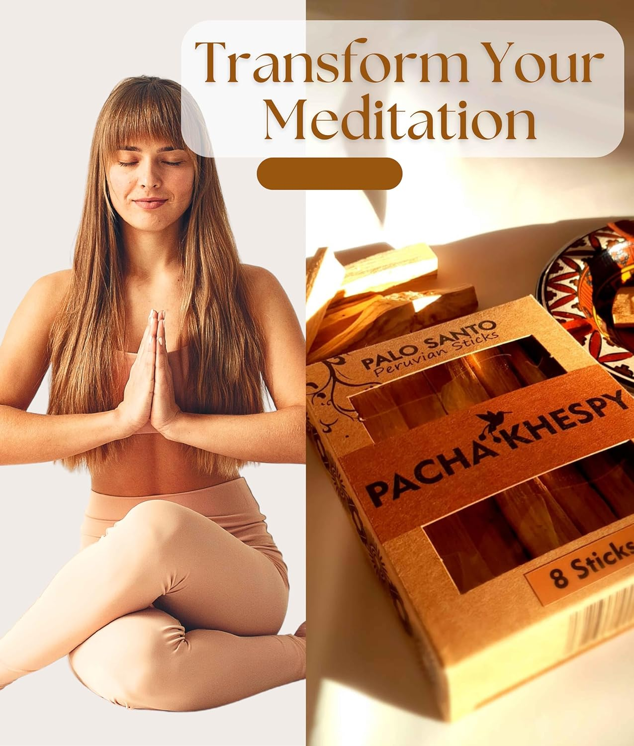 Palo Santo Sticks Authentic Smudging Peru - 8 Pack for Energy Cleansing, Aromatherapy, Meditation | 100% Natural, Ethically Sourced, Sustainable Holy Wood | Premium Quality, Purification image number 4