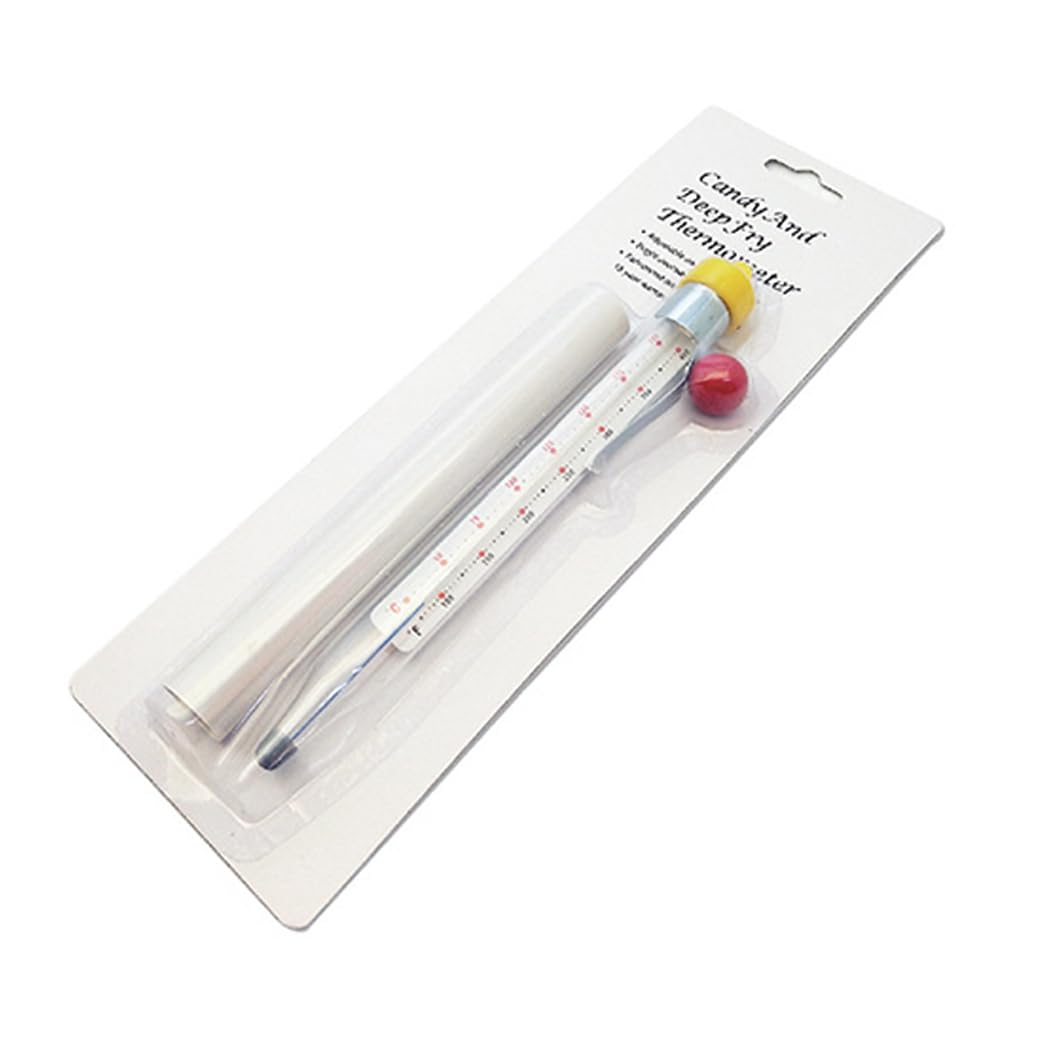 Candy and Deep Fry Thermometer with Pot Clip, Glass Food Thermometer for Sugar Syrup and Oil, Kitchen Cooking Tool with Hook image number 4