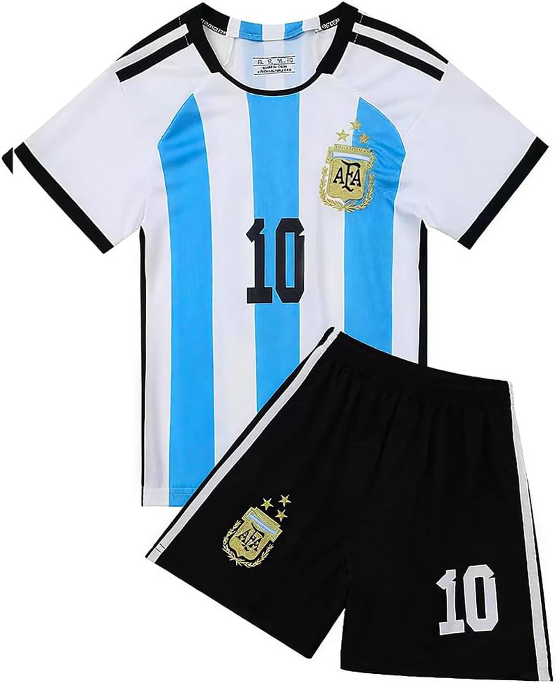 LJ Sengly Supply Kid Jersey #10 Jersey Youth Kid Soccer Jersey, T-Shirt Trunks Socks Soccer Shirt Set image number 5