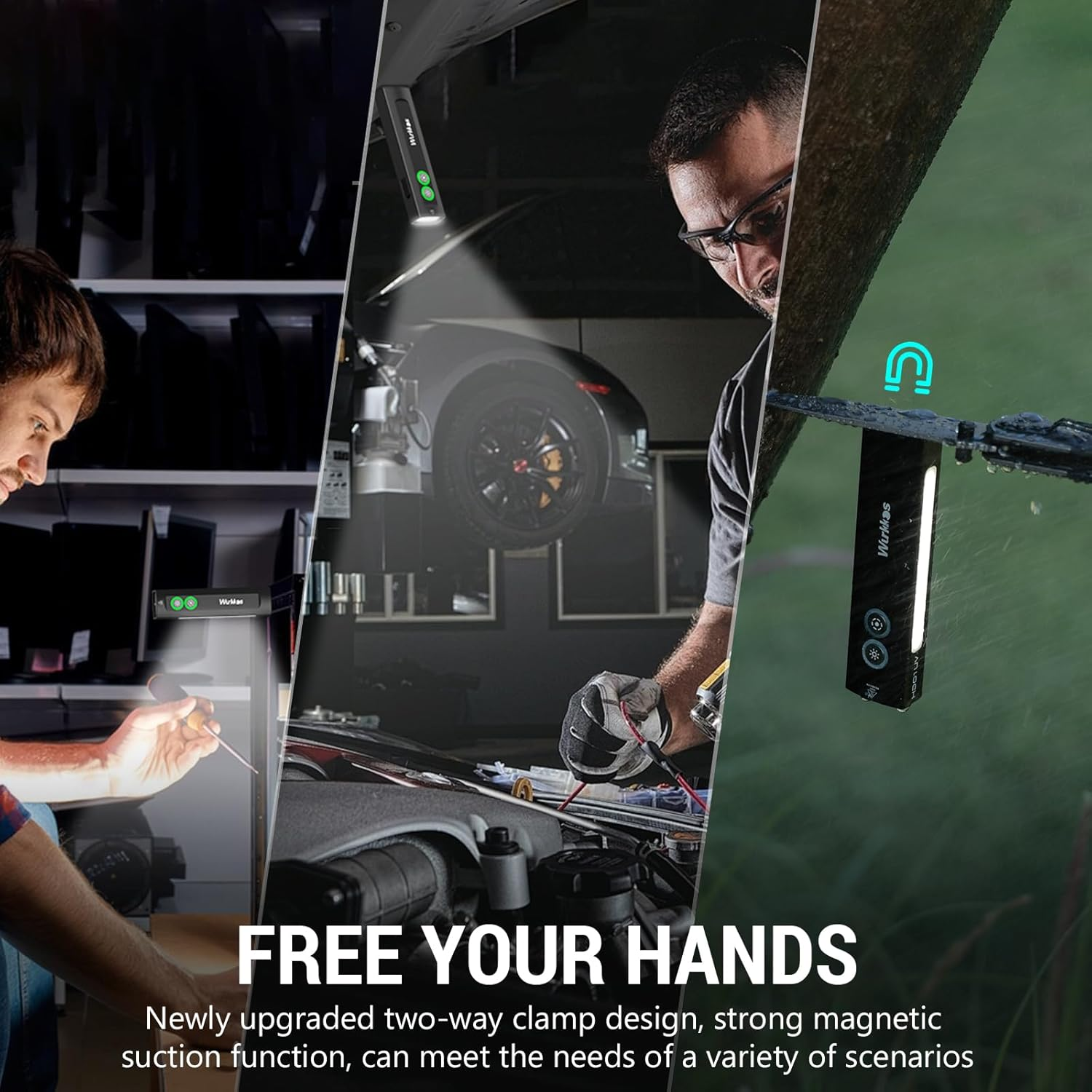 Wurkkos HD01 UV Flashlight,1200 Lumens 365Nm UV Light RGB Light Rechargeable Flat Flashlight,Edc Flashlight for Presentations,Pet Interaction,Emergency,Magnetic Flashlight for Outdoors,Work,Emergency image number 2