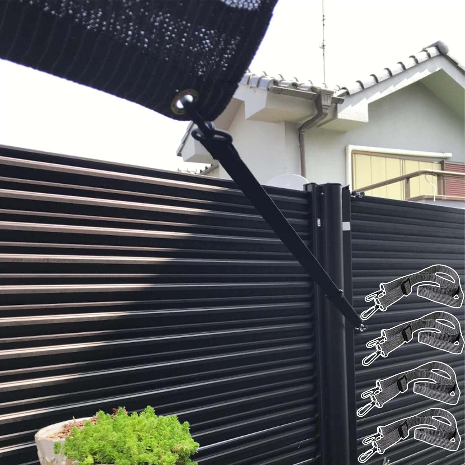 Sun Shade Sail for Triangle Square Rectangle Sun Shade Sails Installation,Rope for Shade Installation, Sunshade Installation Accessory, Rope,Outdoor Use, Shading, Camping (8) image number 3