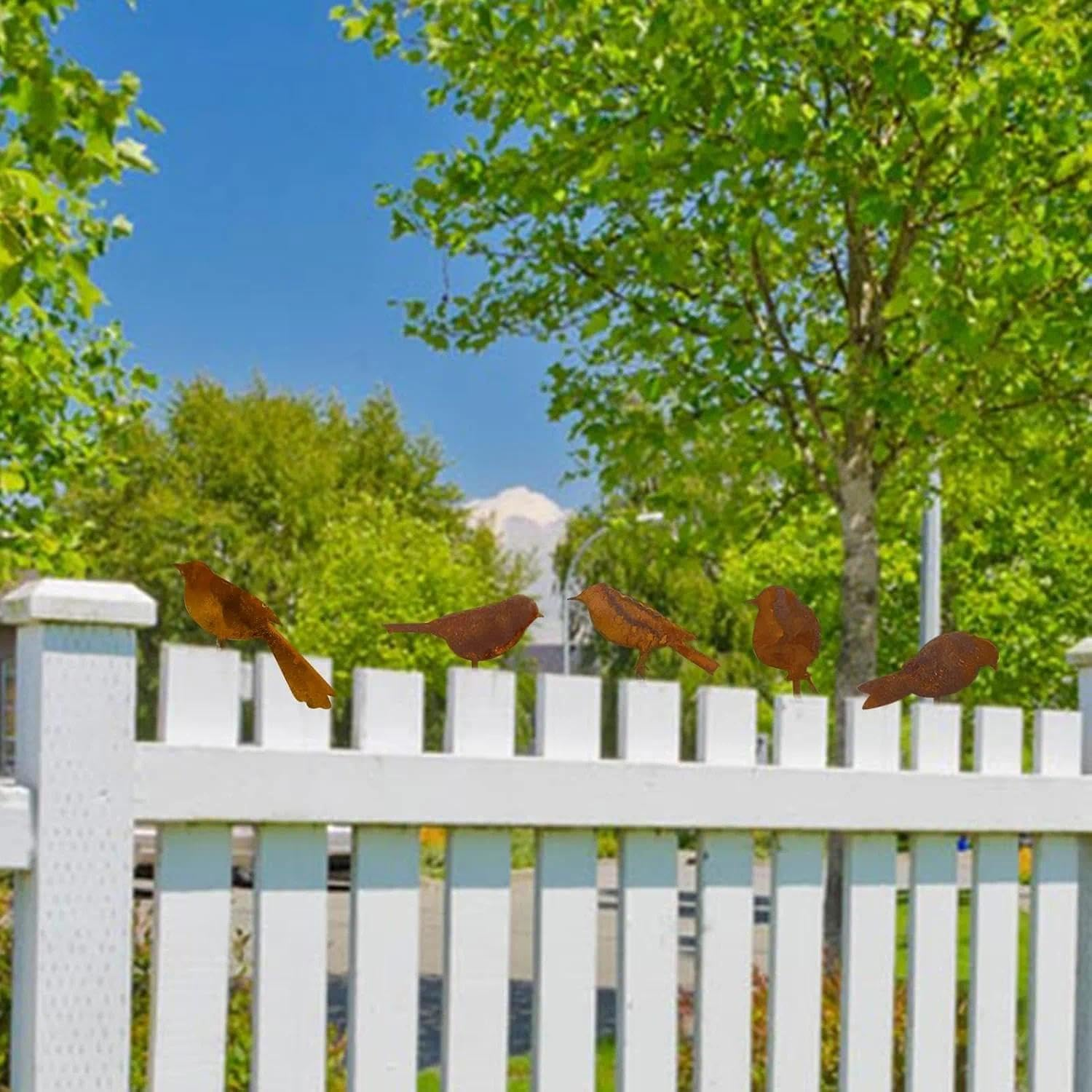 Metal Bird Yard Decor, Garden Decor, Outdoor Metal Yard Art & Steel Garden Sculpture &ndash; Ruibex