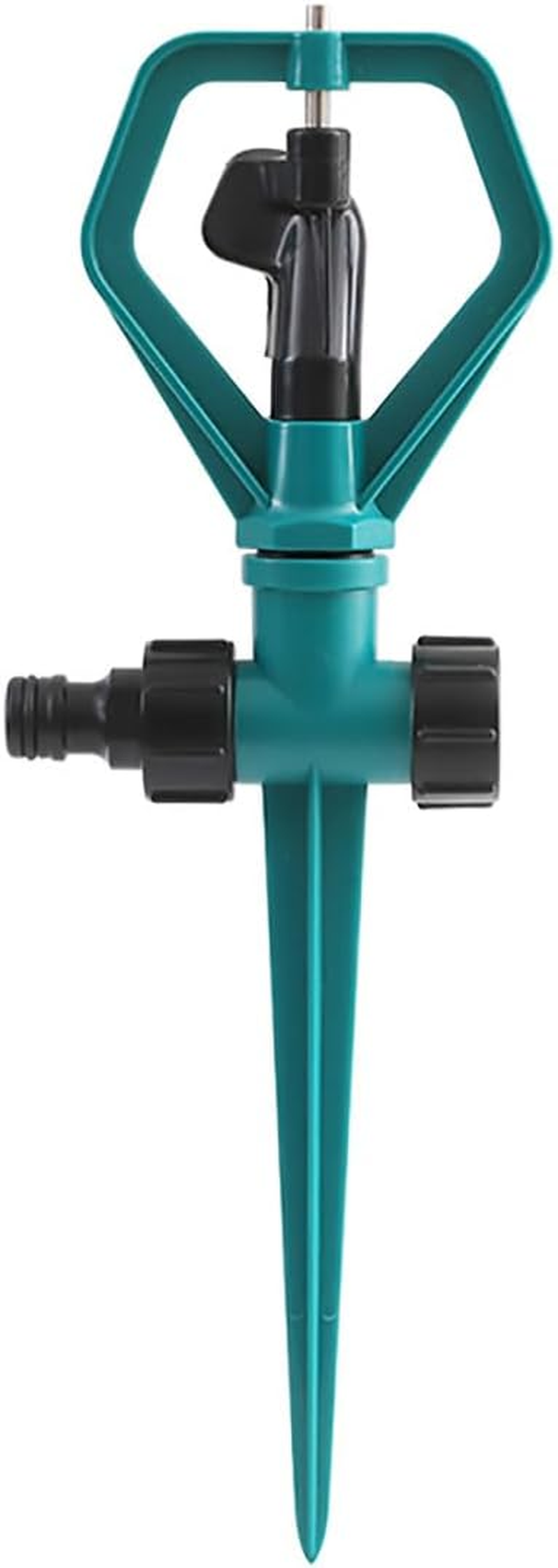 AIMALL Automatic Rotating Garden Sprinkler with 360&deg; Adjustable Nozzles &ndash; Spike Lawn Sprayer in 1/2/3 Arm Styles for Vegetable Beds, Yards & Tandem Watering Systems image number 3