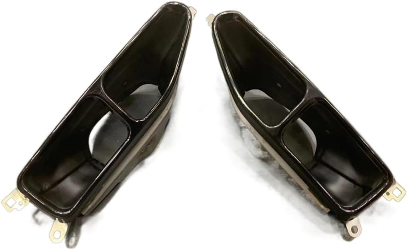 Muffler Car Rear Exhaust Pipe Muffler Tips Air Vent Outlet Duct Tailpipe Compatible with BMW 7 Series 2019-2020 X5 X6 740I G11 G12 image number 3