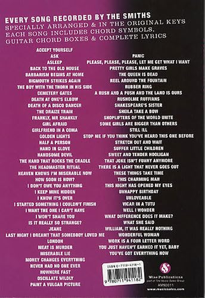 The Smiths Complete Chord Songbook