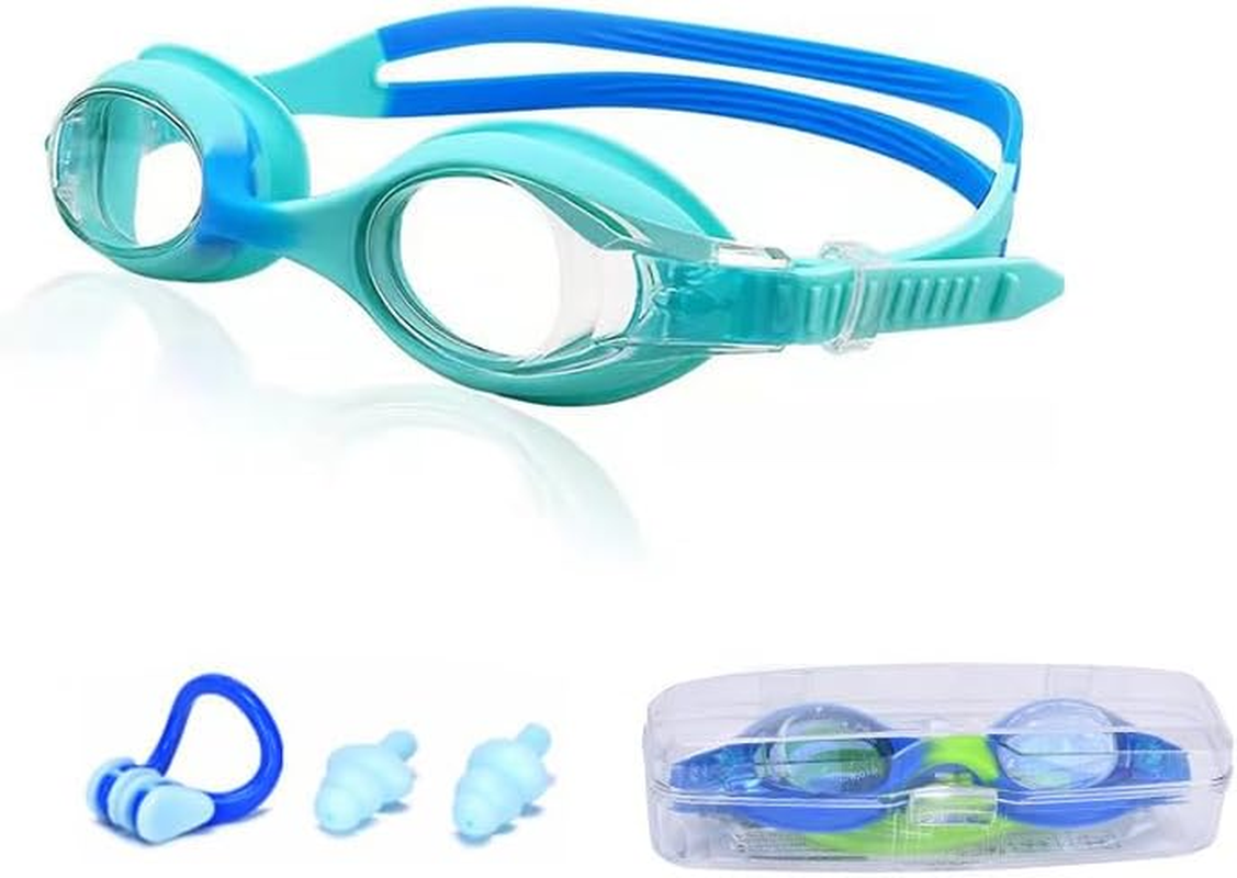 TCOTBE Boys Girls Kids Swim Goggles, 1 Pack Swimming Goggles No Leaking anti Fog Kids Goggles(Age 6-14)
