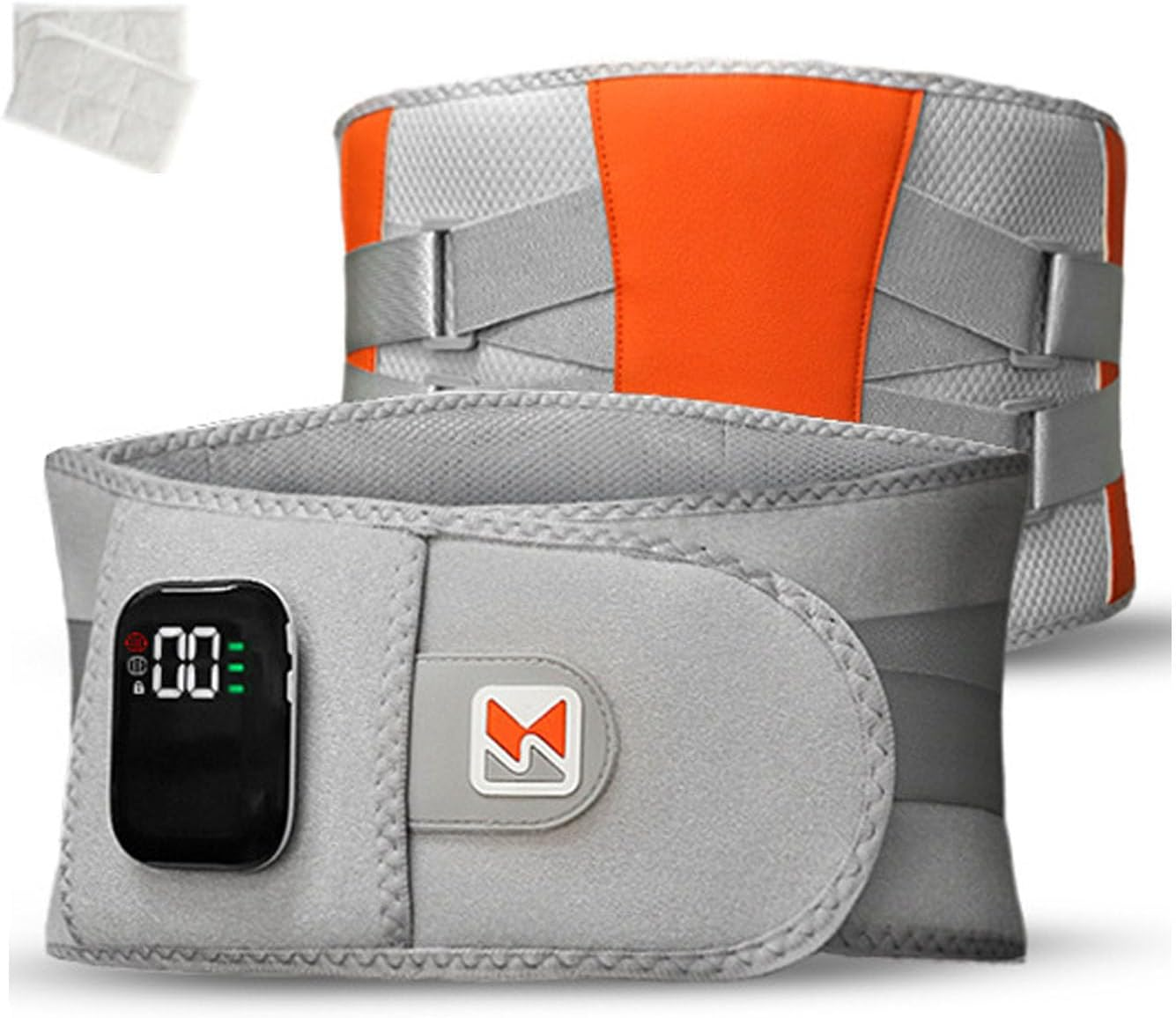 Cordless Portable Heating Pad for Back Pain Relief, 1800Mah Lower Back Massager with 5 Heat 3 Vibration, Lower Back Massager with Heat Wireless, Ideal Presents for Women and Men image number 4