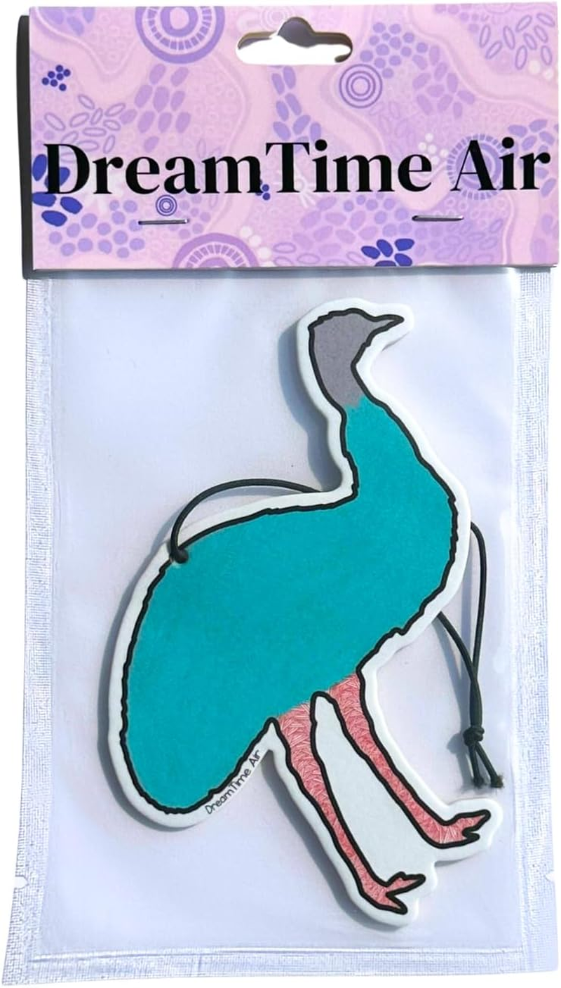 Dreamtime Air Emu Car Air Fresheners &ndash;Camomile Scent, Pack of 3 | Cute Hanging Design for Car, Office or Home | Long-Lasting Essential Oil Fragrance