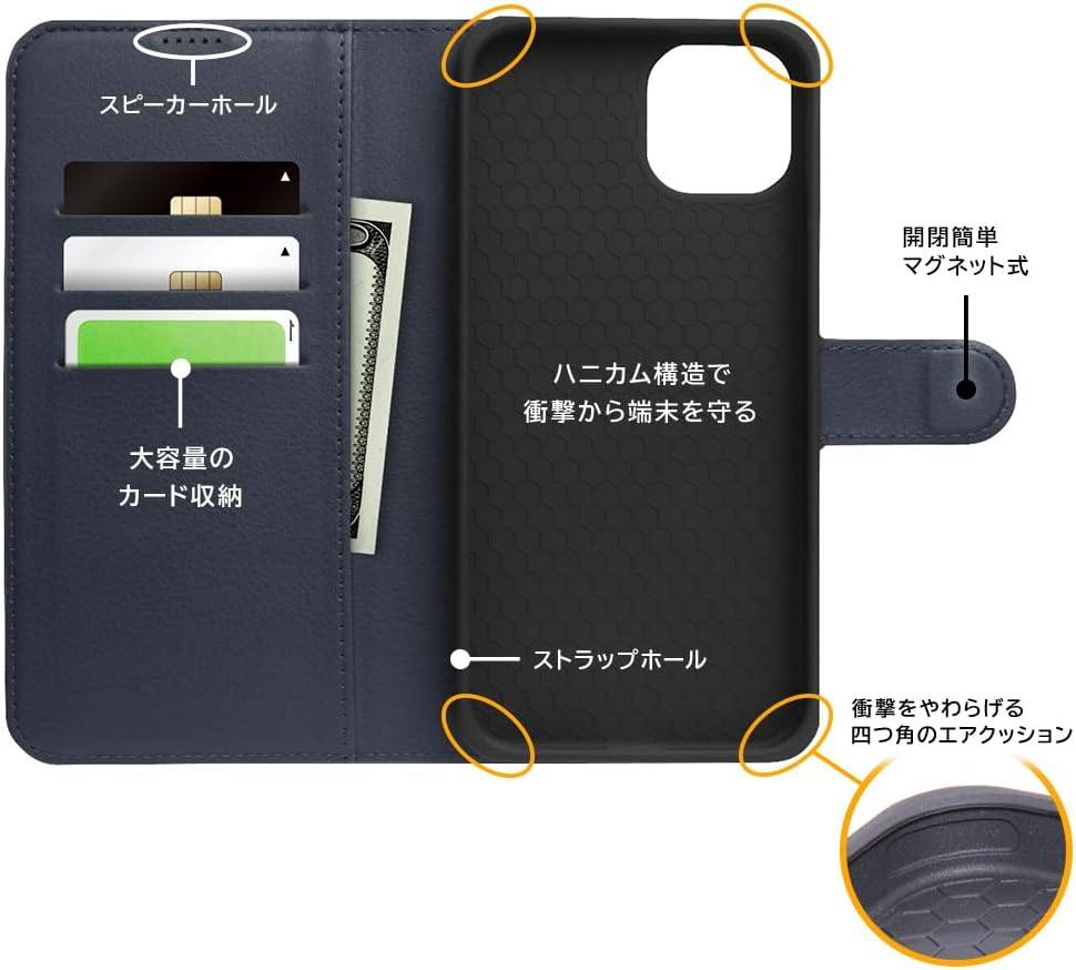 Inglem Iphone 15 plus Case, Disney Notebook-Type Leather Case, Simple, Magnet, Mickey Mouse_Sitting image number 5