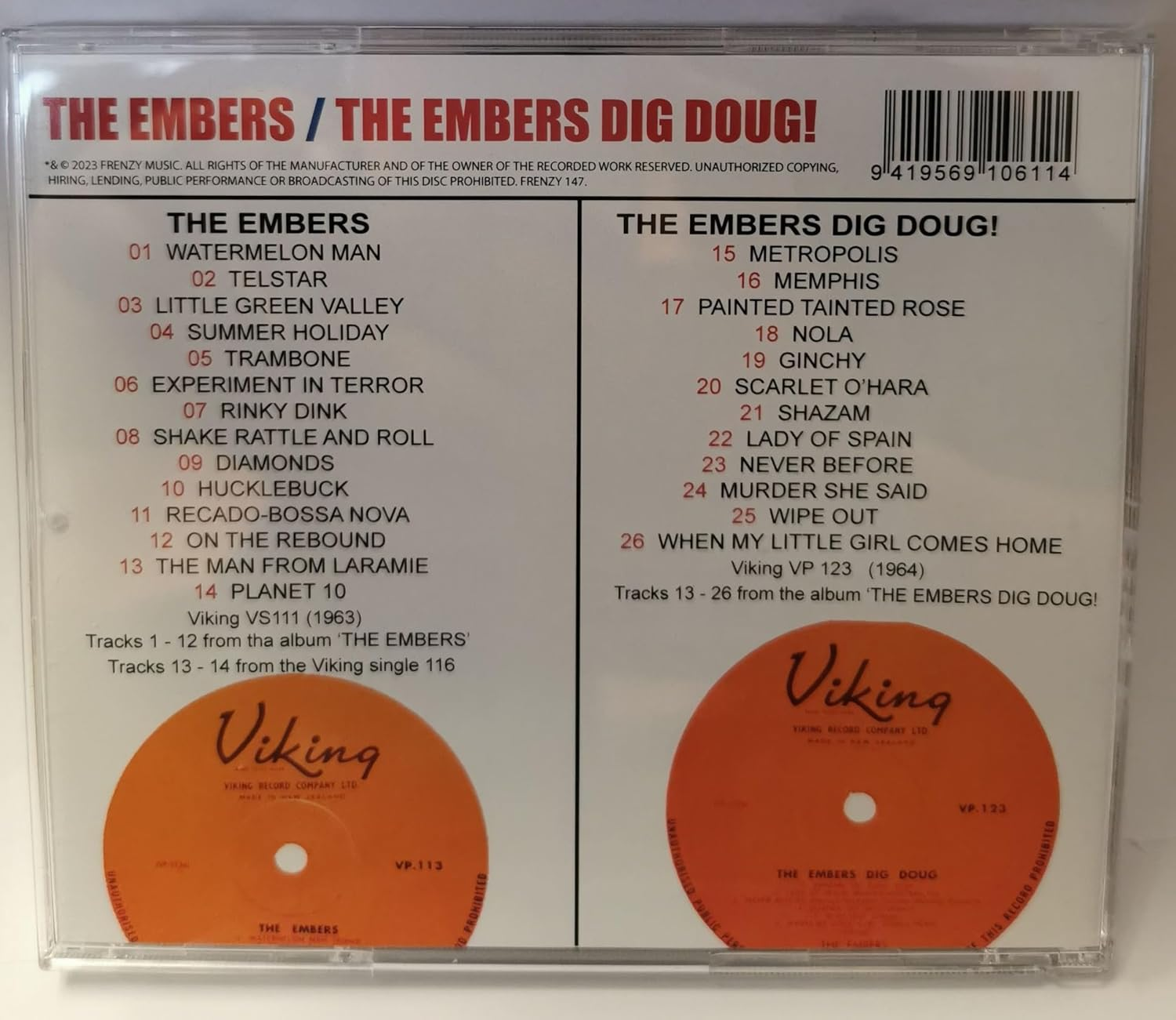 The Embers/ the Embers Dig Doug image number 1