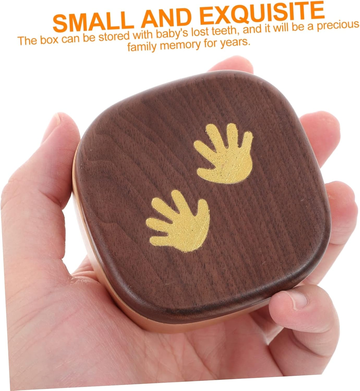 Abaodam Essentials for Newborn Tooth Keepsake Box Lanugo Collection Box Tooth Holder image number 1